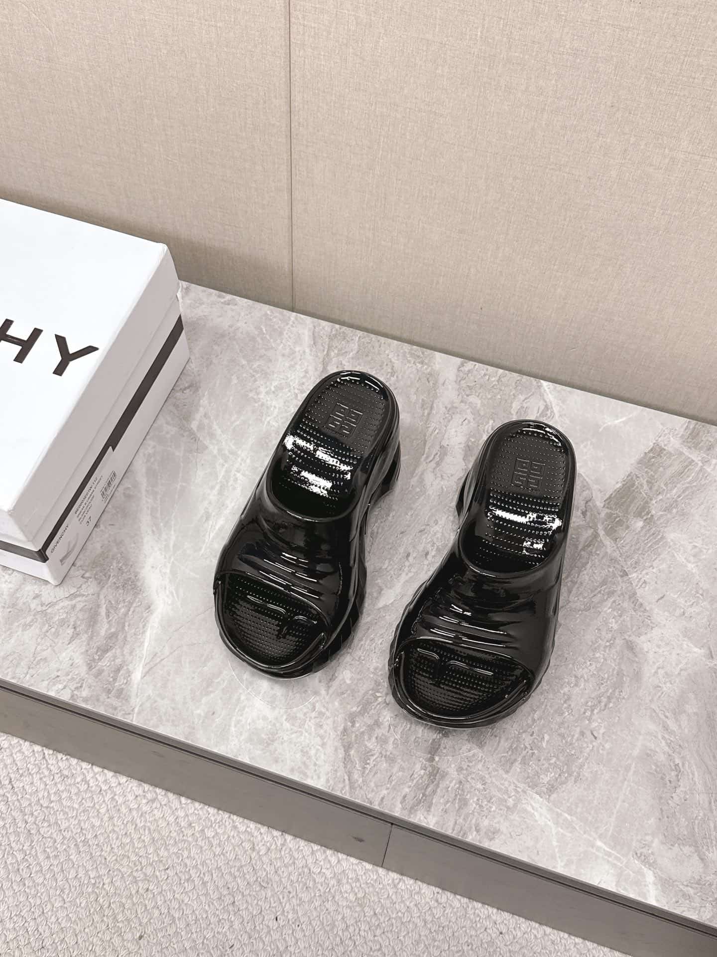 Givenchy Marshmallow Wedge Sandals