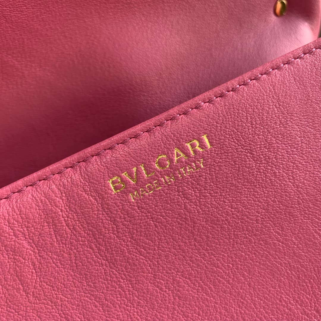 BVLGARI Serpenti Cabochon Small Cross-body Bag Plum Red High