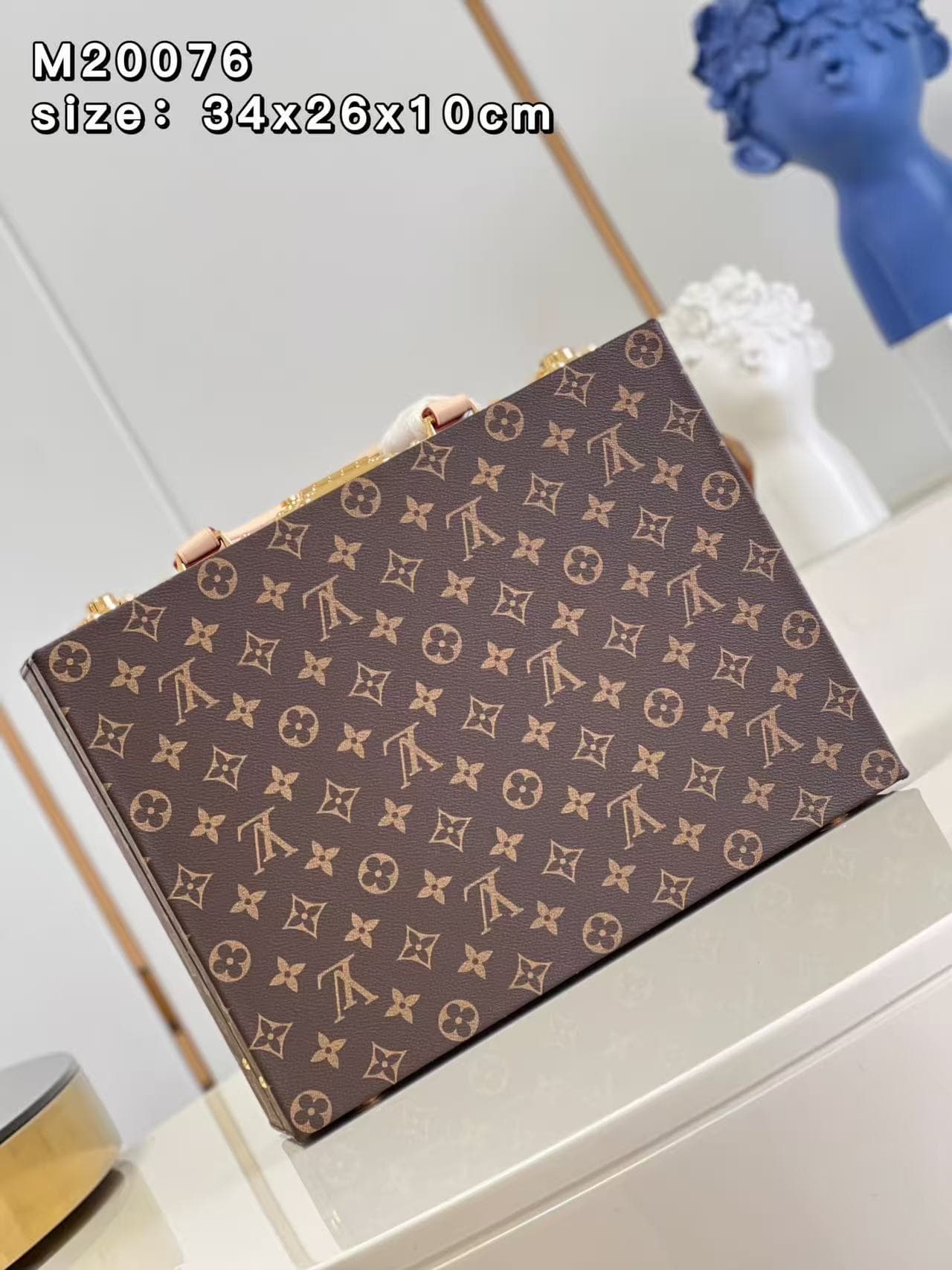 Louis Vuitton Monogram Coated Canvas Jewelry vanity M20076 TOP