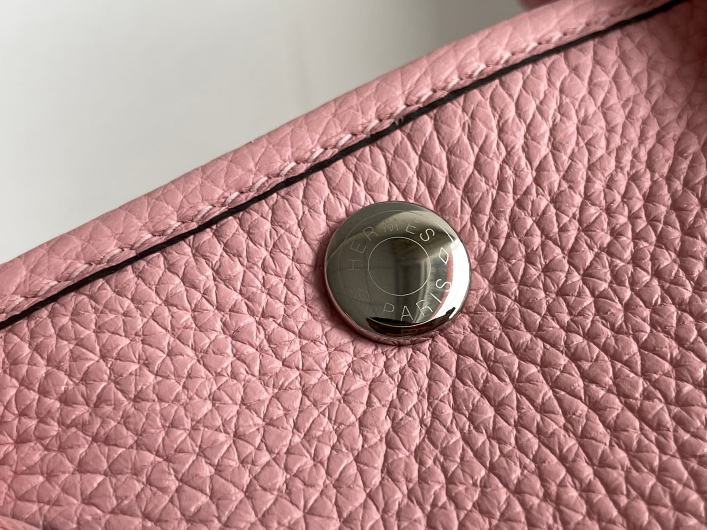 Hermes Garden Party 23 bag in Pink Togo Leather WAX High