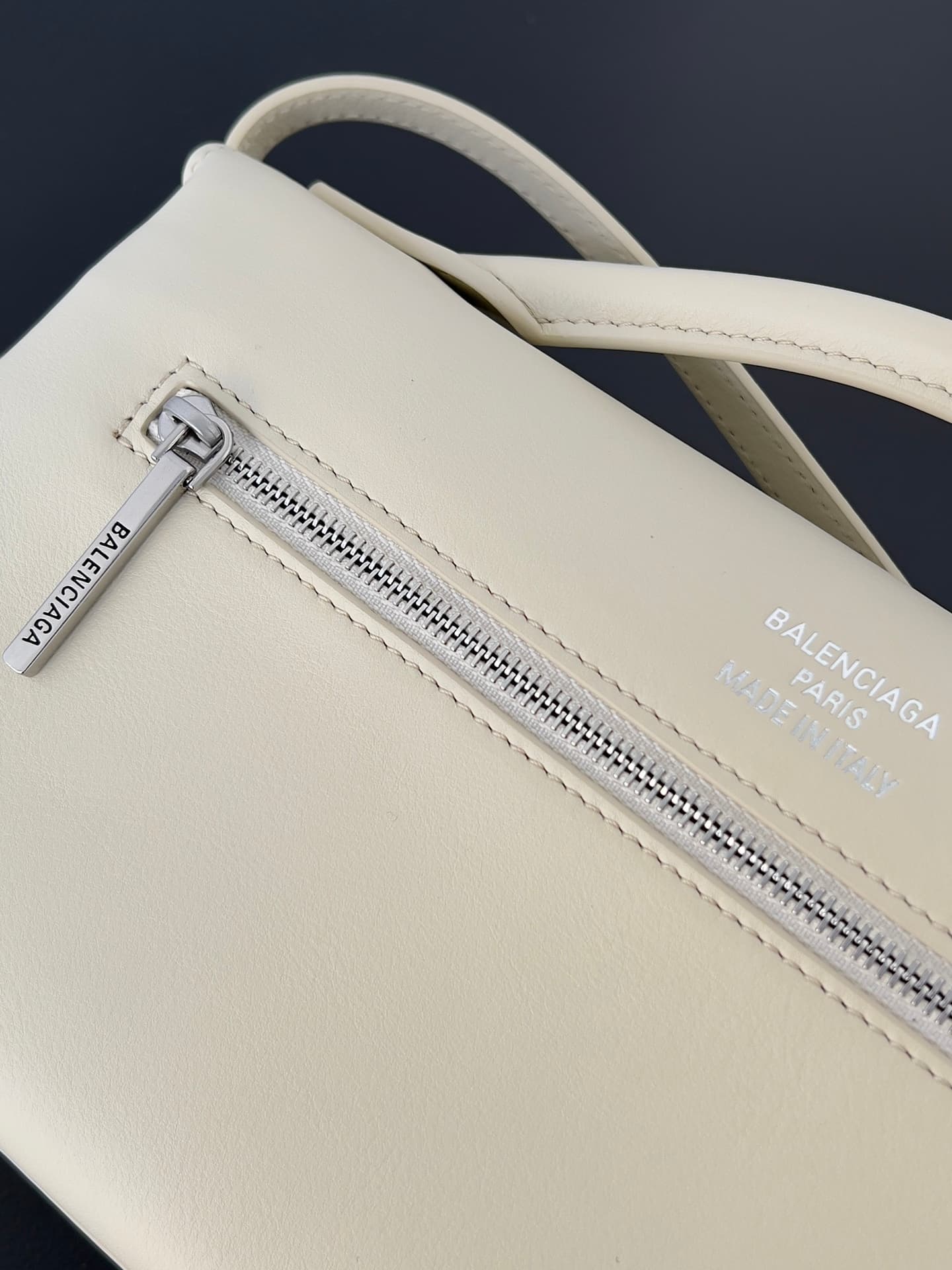 Balenciaga Bel Air Small Clutch On Strap smooth leather High