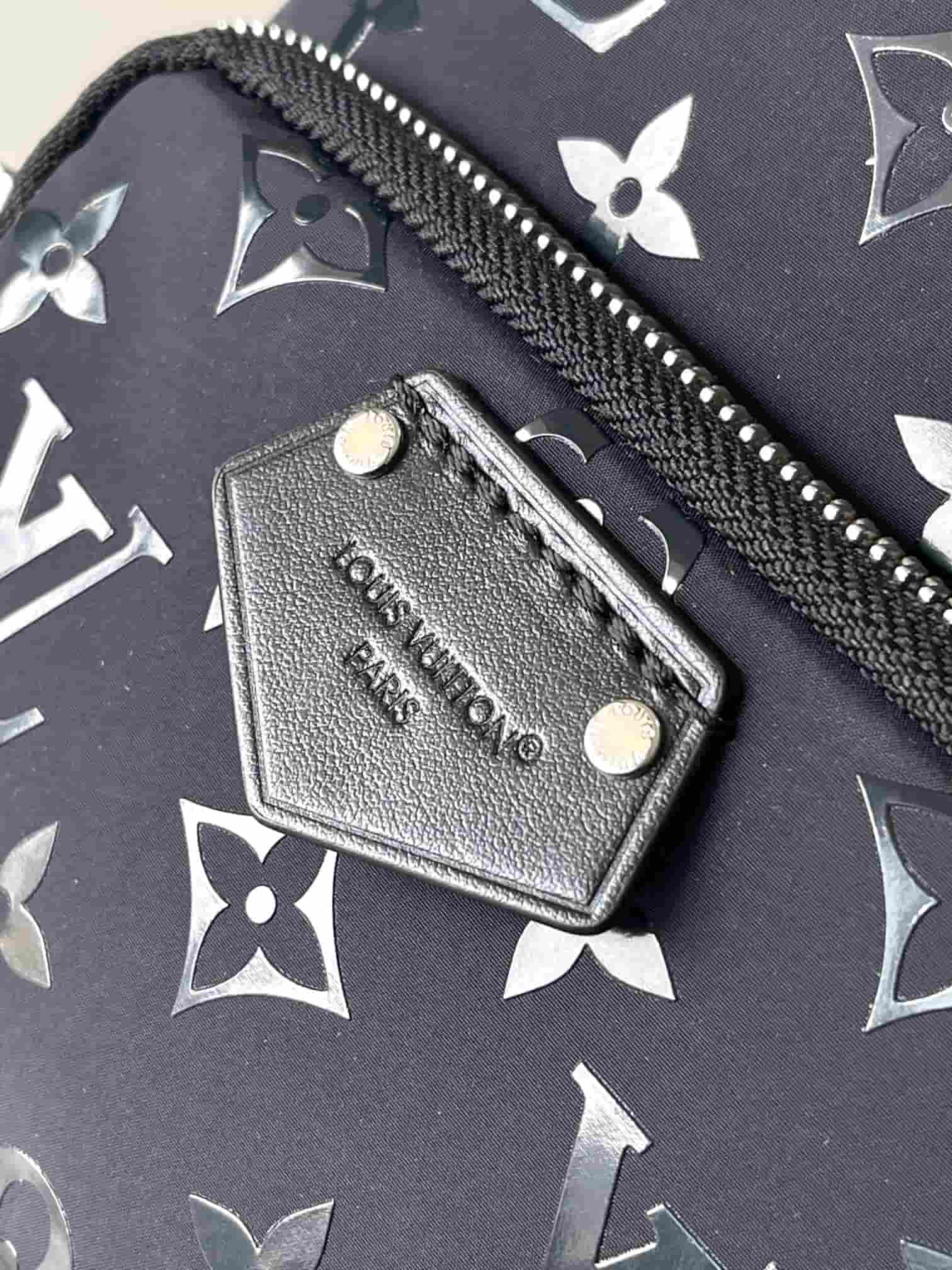 Louis Vuitton Palm Spring Mini Backpack Monogram Nylon Polar Night M11780 Top