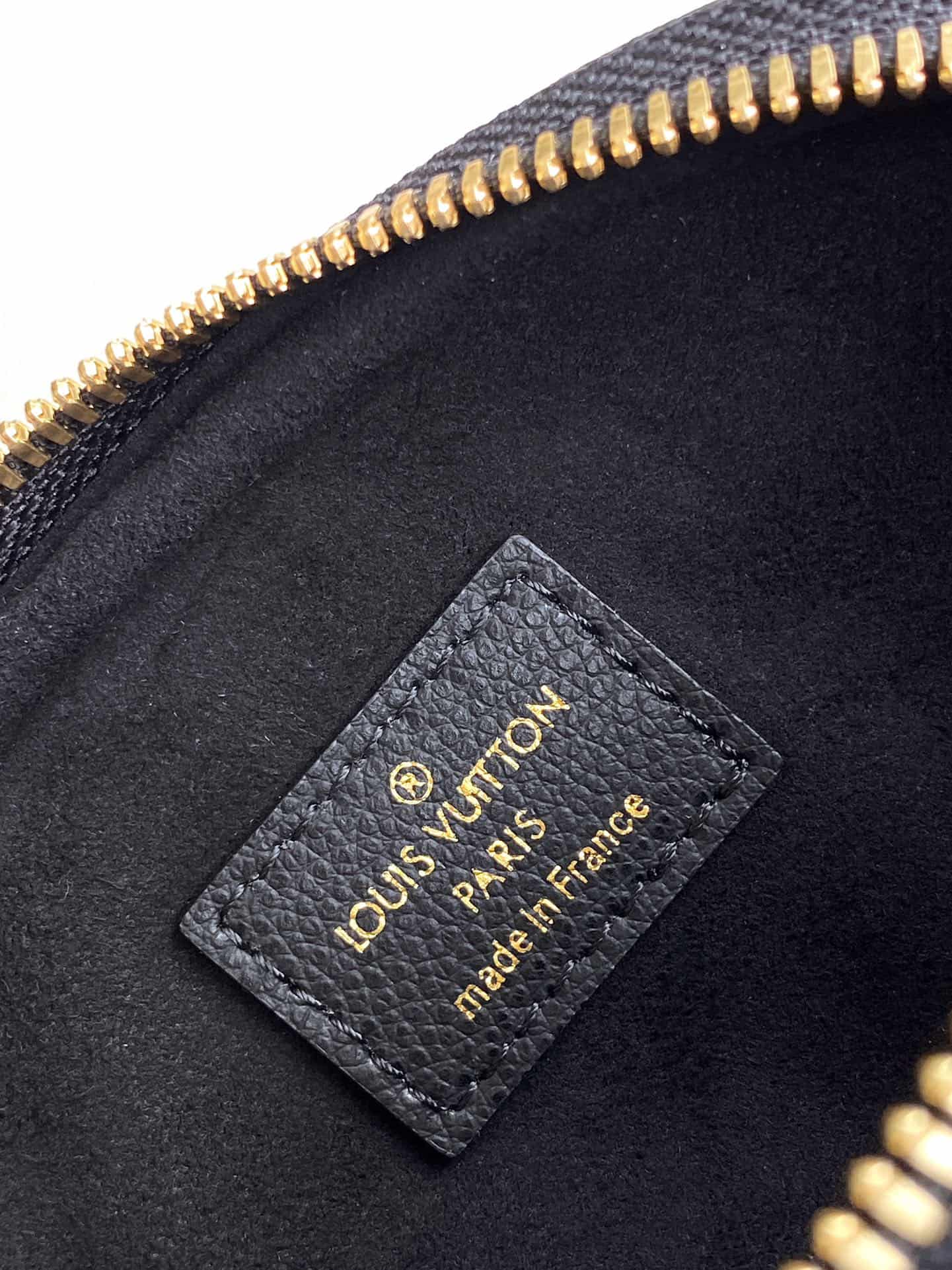 Louis Vuitton Mini Bumbag Black Monogram Empreinte Leather M46917 High
