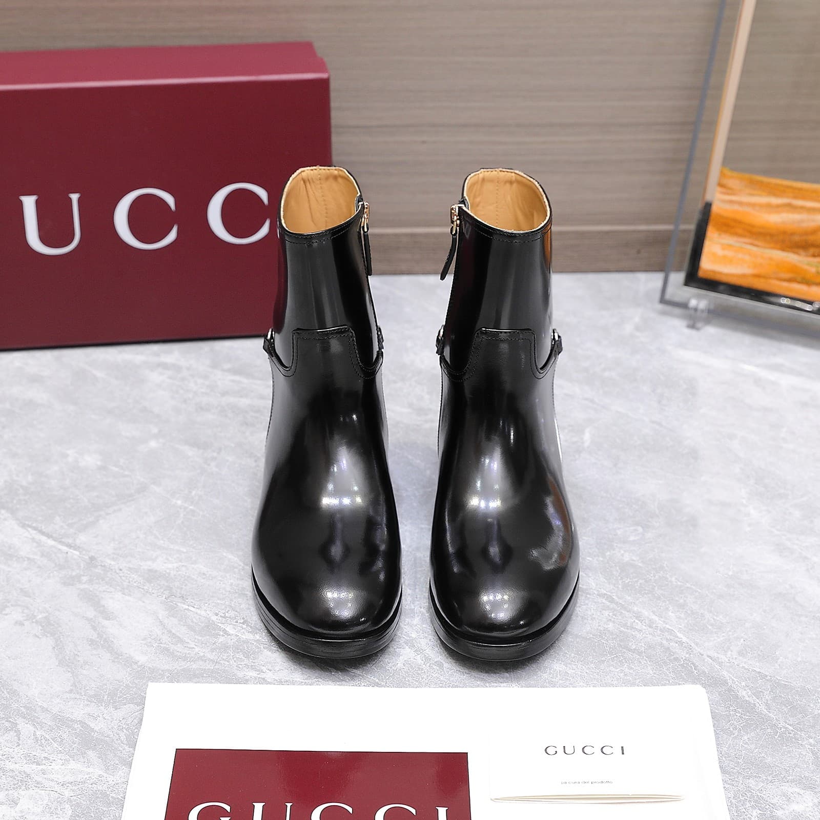 Gucci boot with slim Horsebit Women