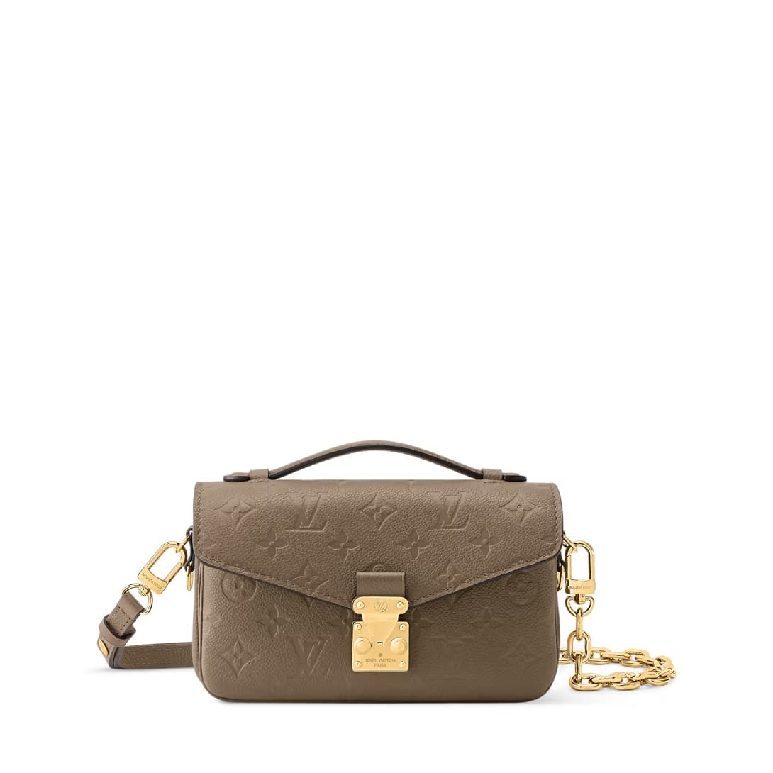 Louis Vuitton Pochette Metis East West Smoke Monogram Empreinte Leather M25910 TOP