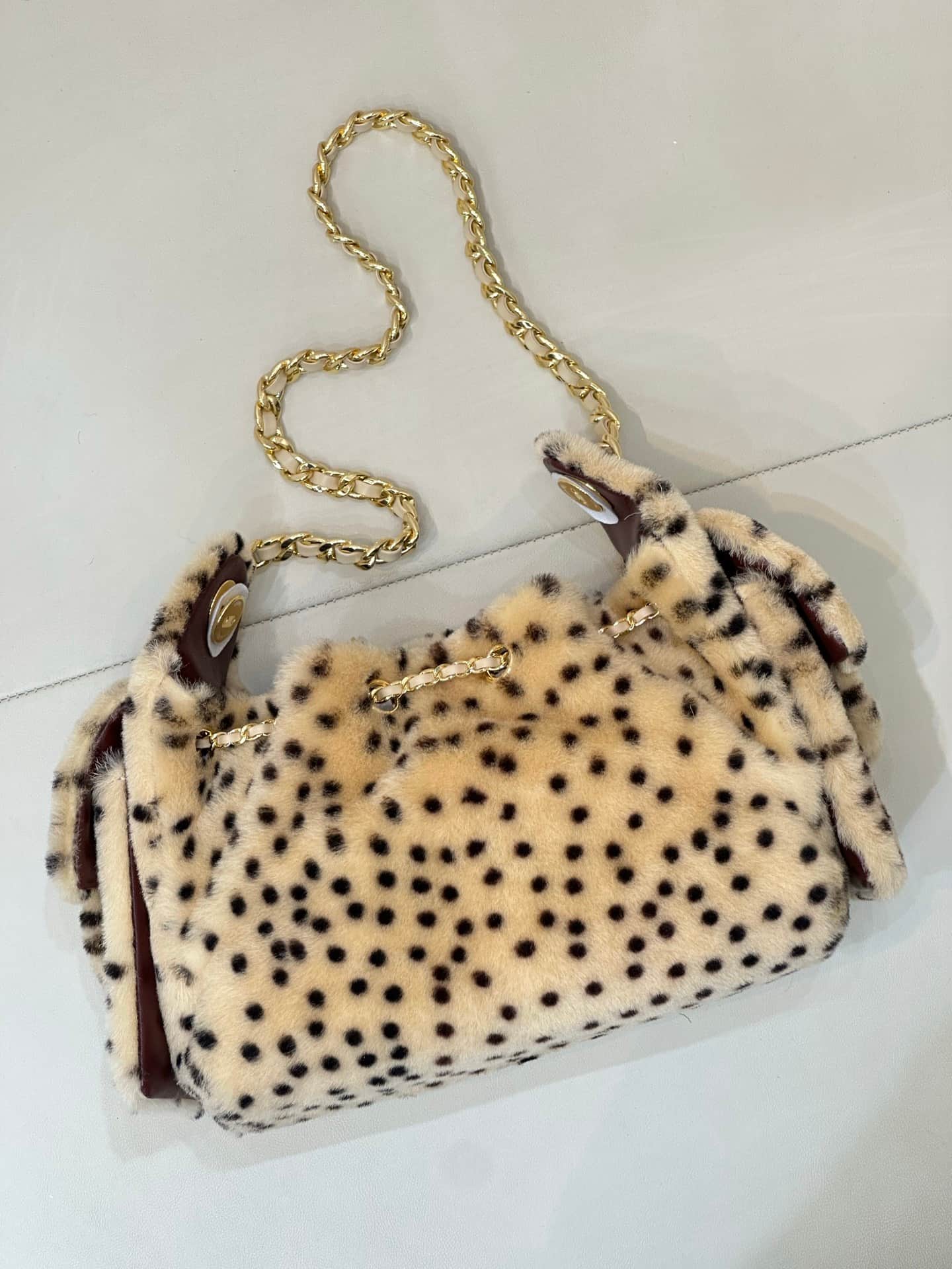 Chanel 25 Mini Hobo handbag AS5631 Lambskin & Gold-Tone Metal Light Beige & Black TOP