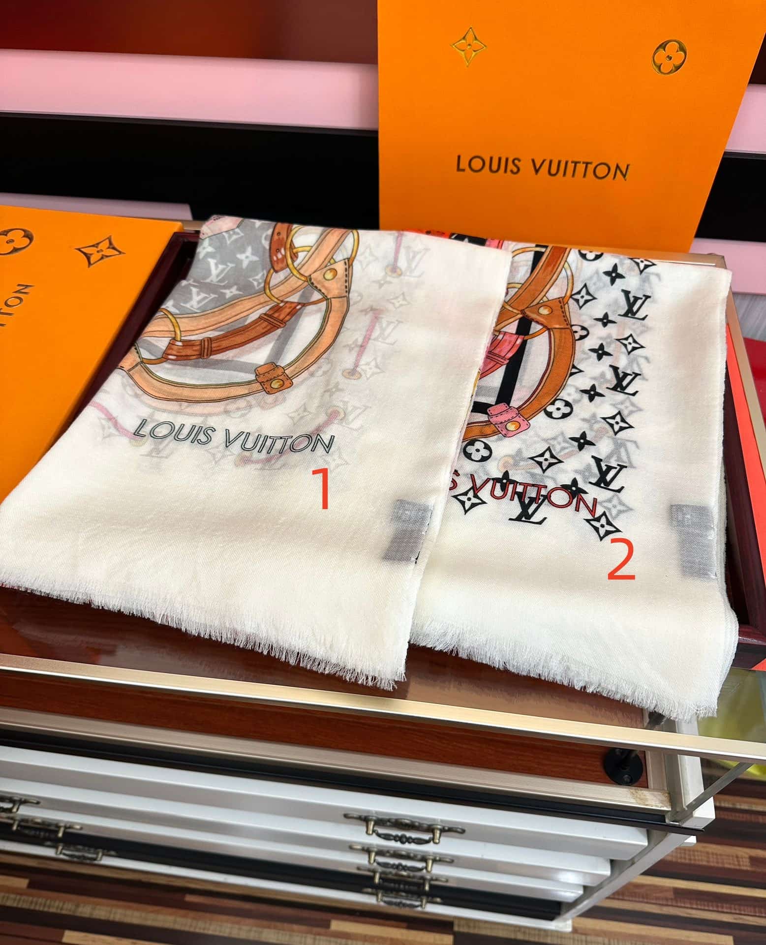 Louis Vuitton Flower And Straps Square