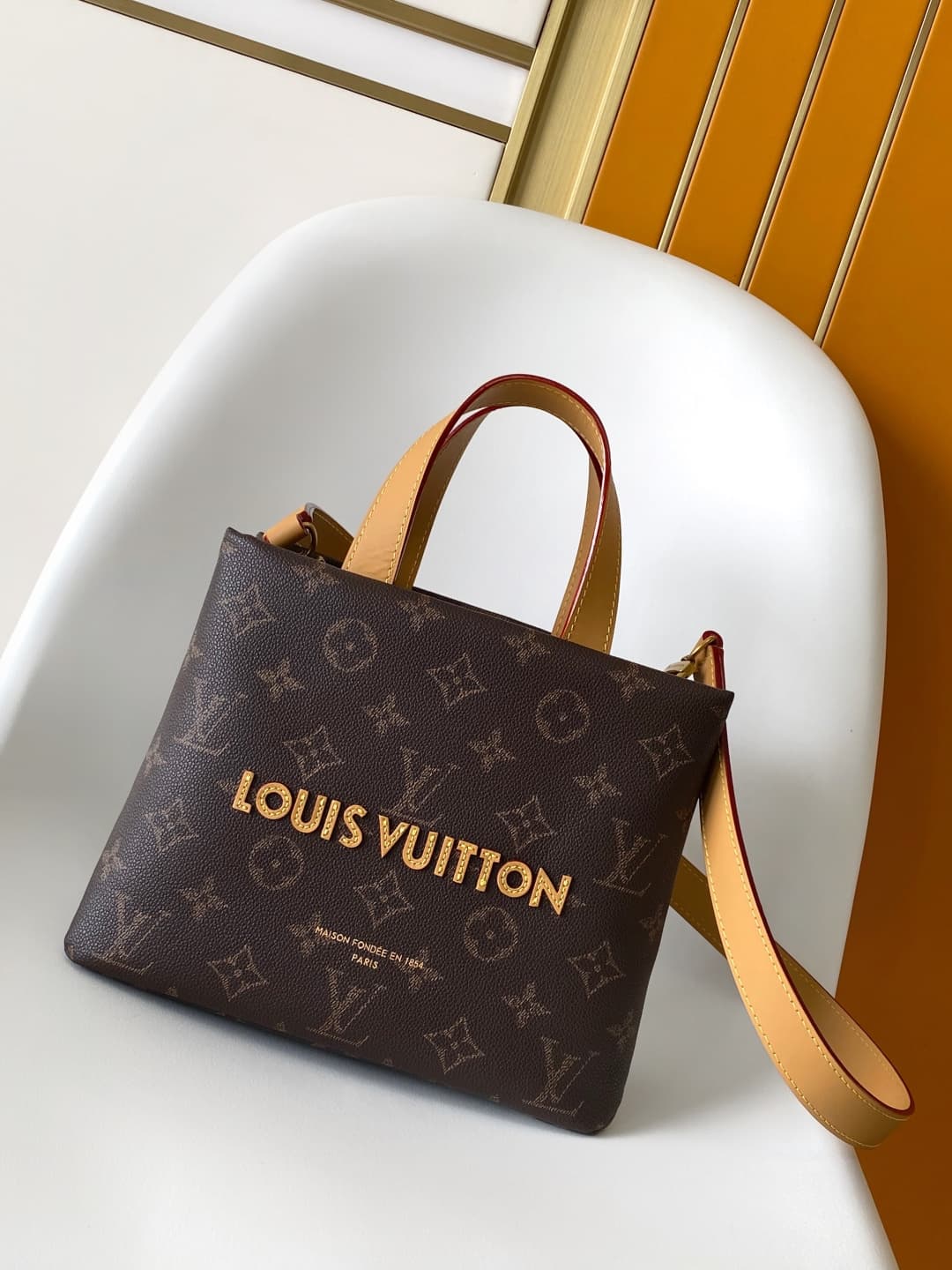Louis Vuitton Mini Shopper Tote Monogram Heritage Cowhide leather M27019 High