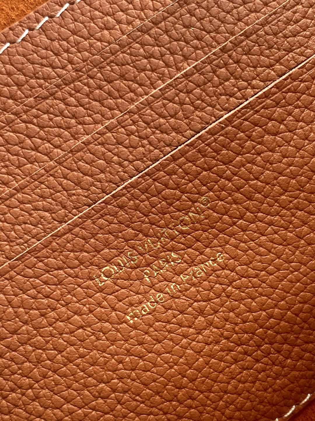 Louis Vuitton Wallet On Chain Low Key Cognac Brown Calfskin leather M12147 High