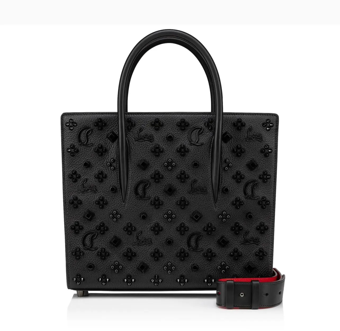 Christian Louboutin Paloma Medium Bag Calf Leather And Spikes High