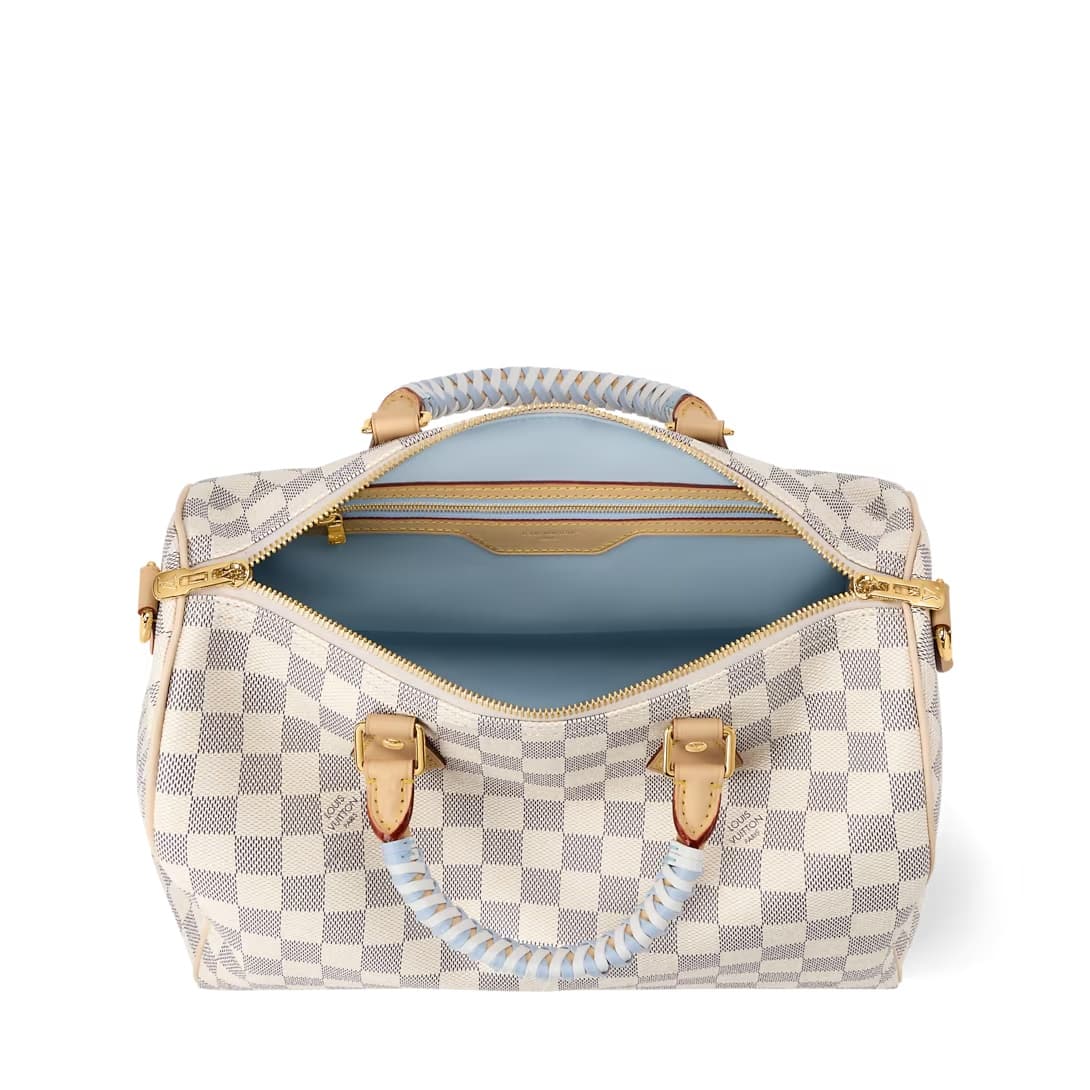 Louis Vuitton Speedy 30 Soft Damier Azur/Bleu Olympe Coated canvas N40908 High