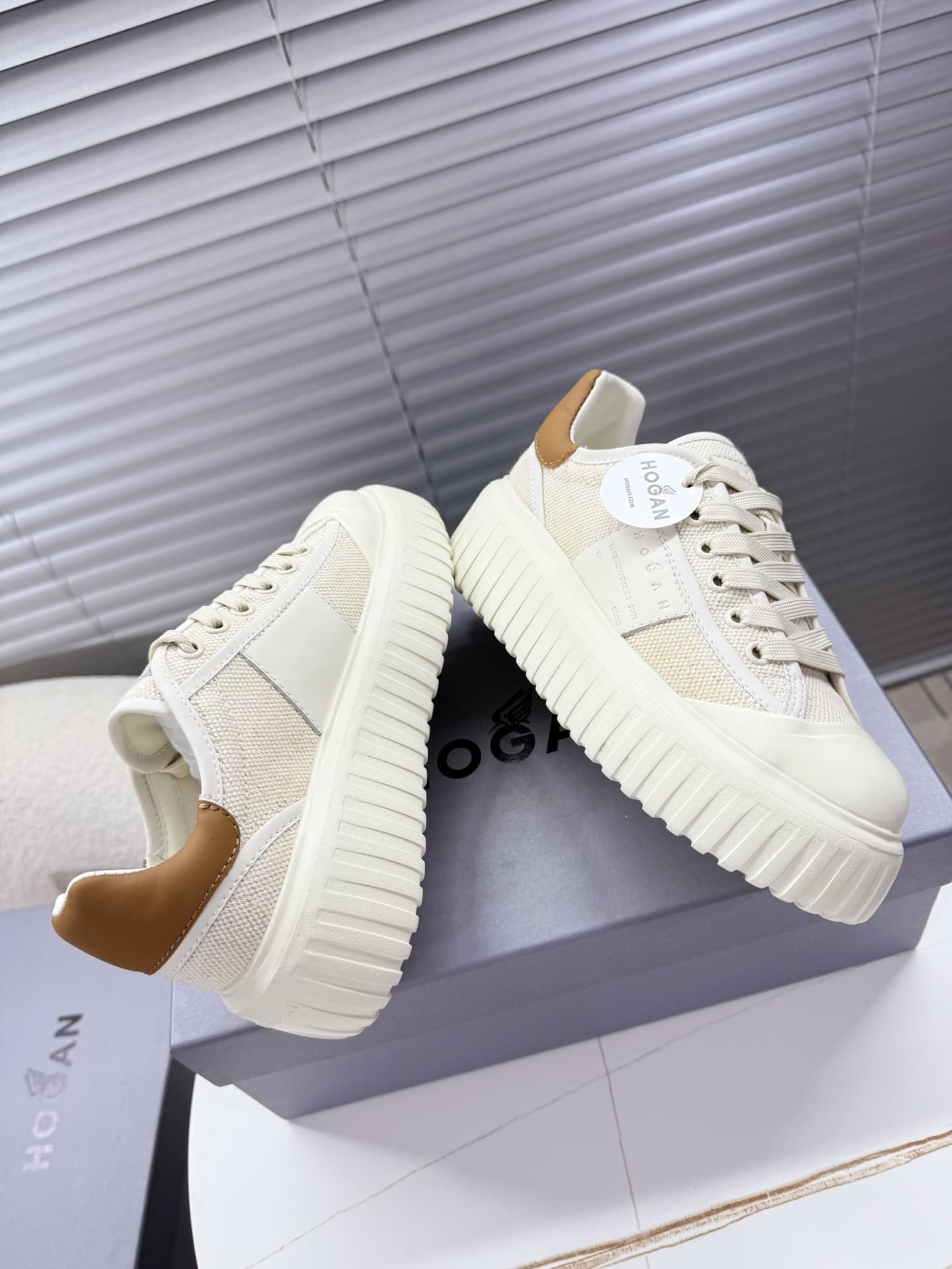 Hogan H-Stripes Sneakers Shoes Men Women