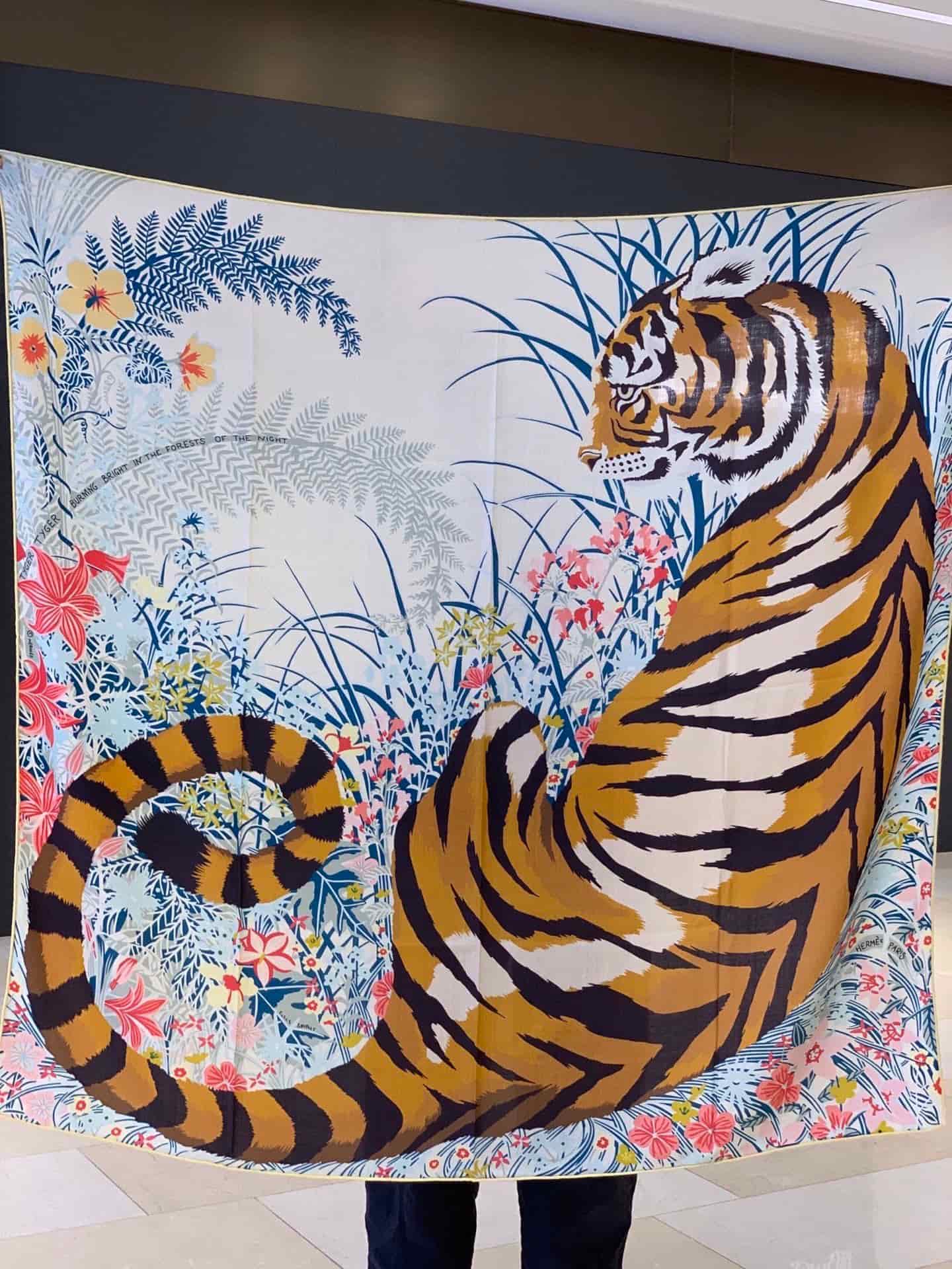 Hermes Tyger Tyger scarf