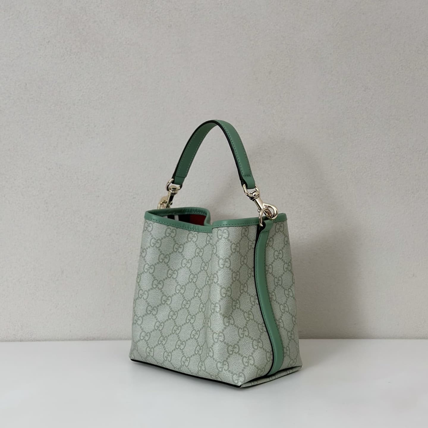 Gucci GG Emblem small bucket bag 815118 High