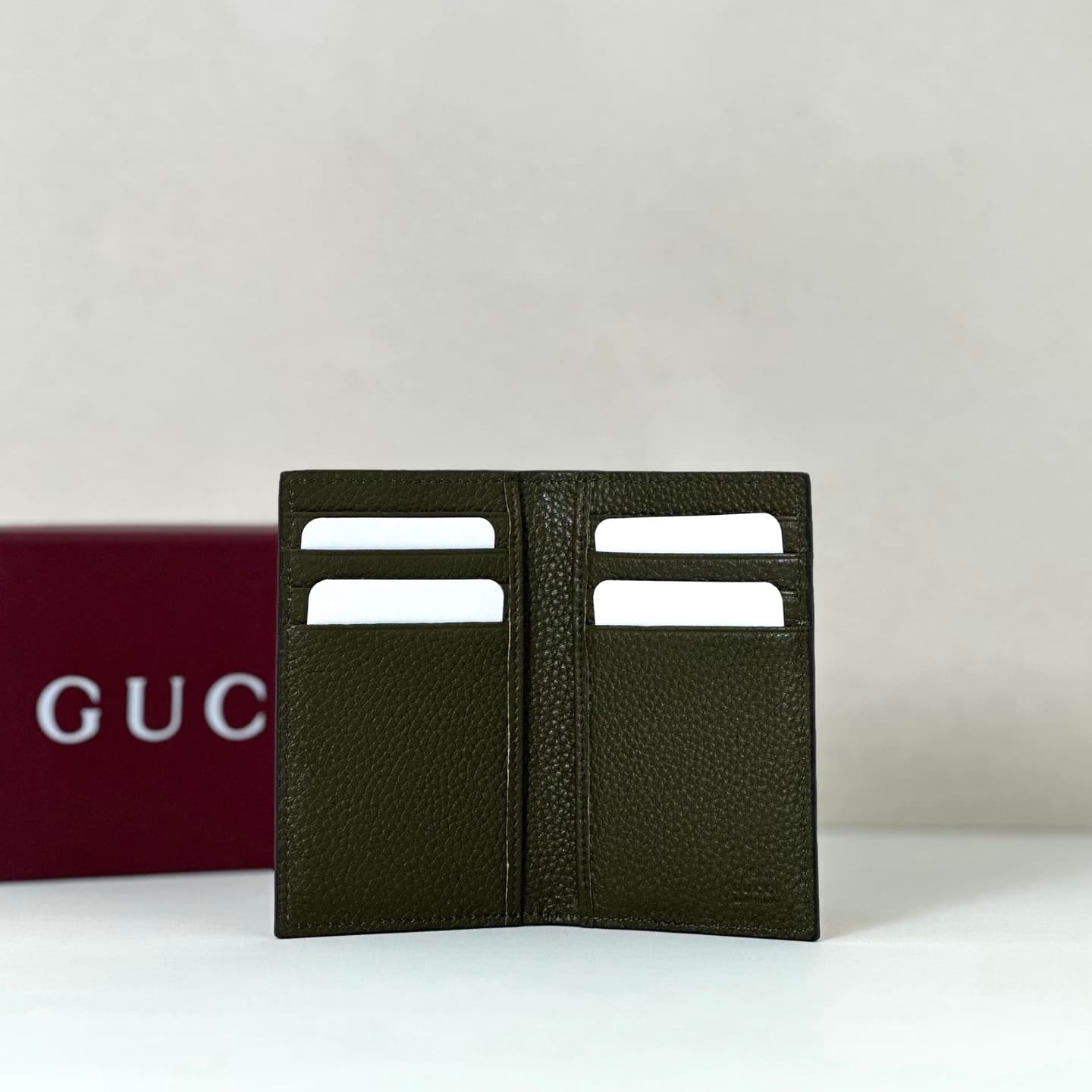 Gucci GG Jumbo long card case Deep Green 739478 High