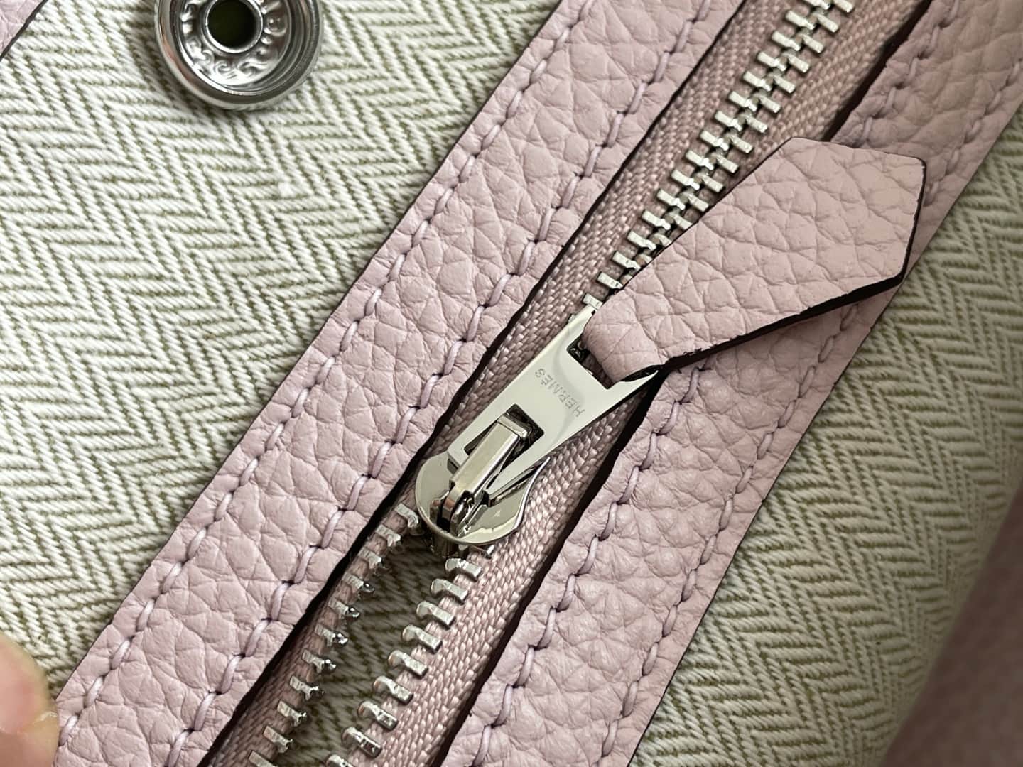 Hermes Garden Party 23 bag in Crocue Togo Leather WAX High