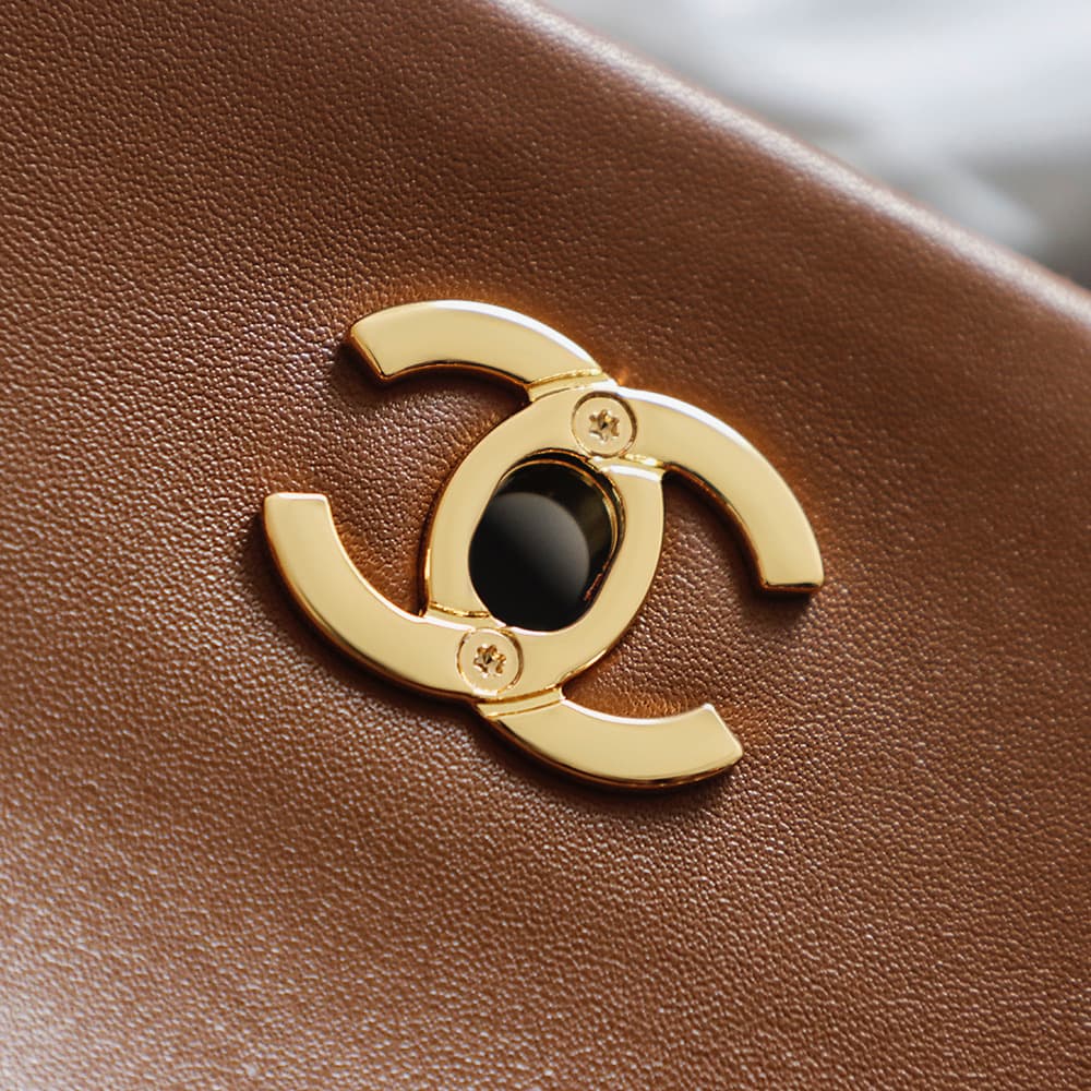 Chanel Flap Bag Suede Calfskin & Gold-Tone Metal Caramel AS6449 A
