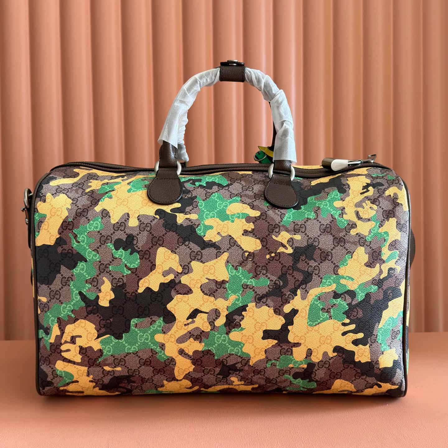 Gucci GG Camouflage Luggage duffle bags 834460 High