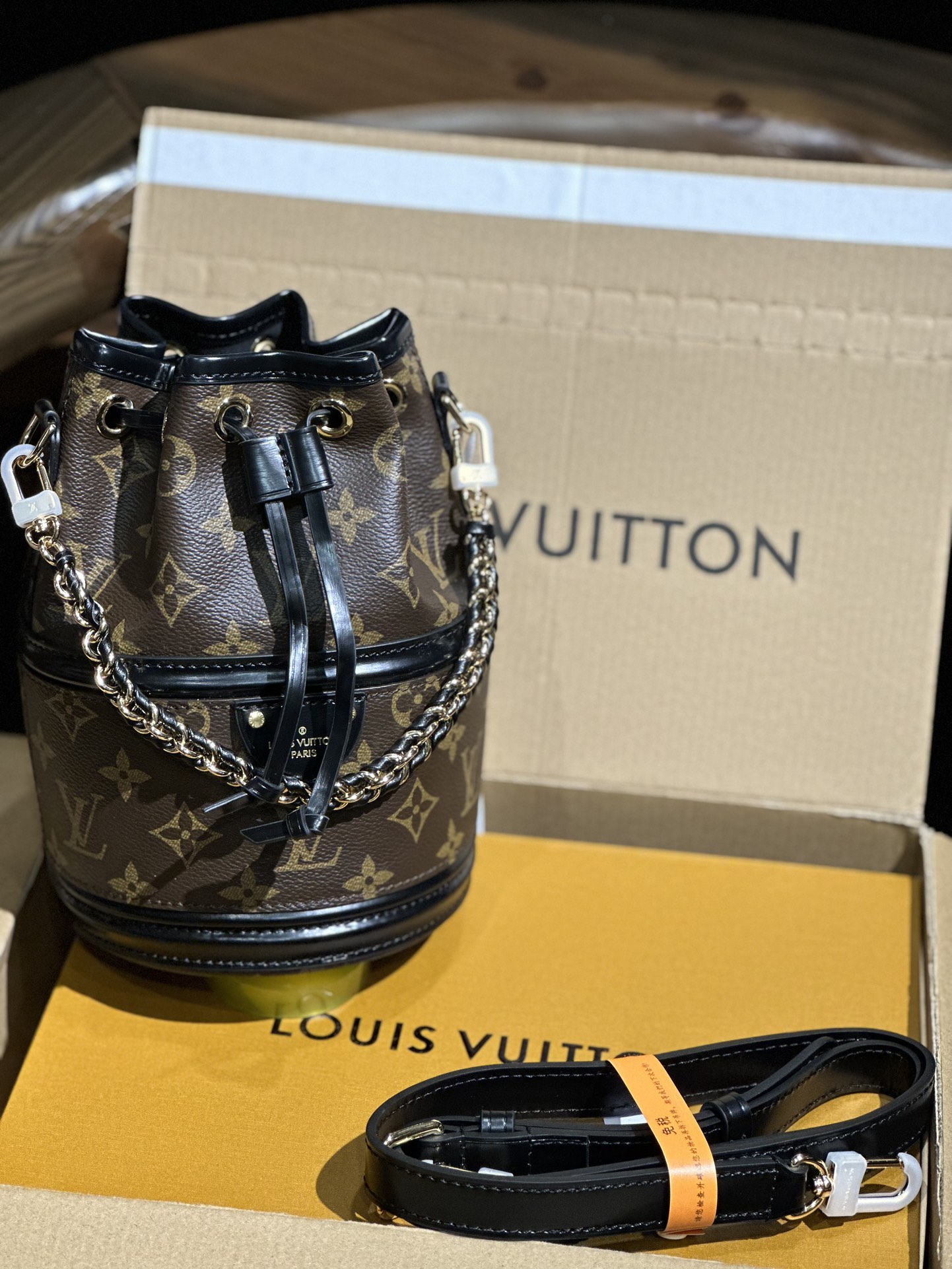 Louis Vuitton Canoé Bucket Bag Monogram coated canvas M83480 High