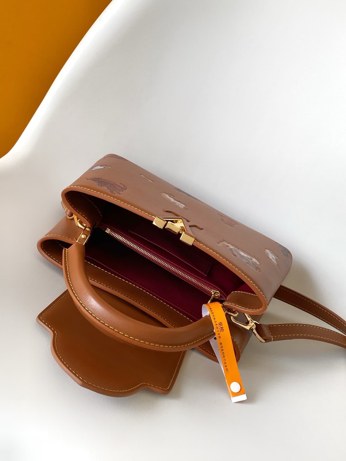 Louis Vuitton Capucines BB Tan Calfskin leather M25874 TOP