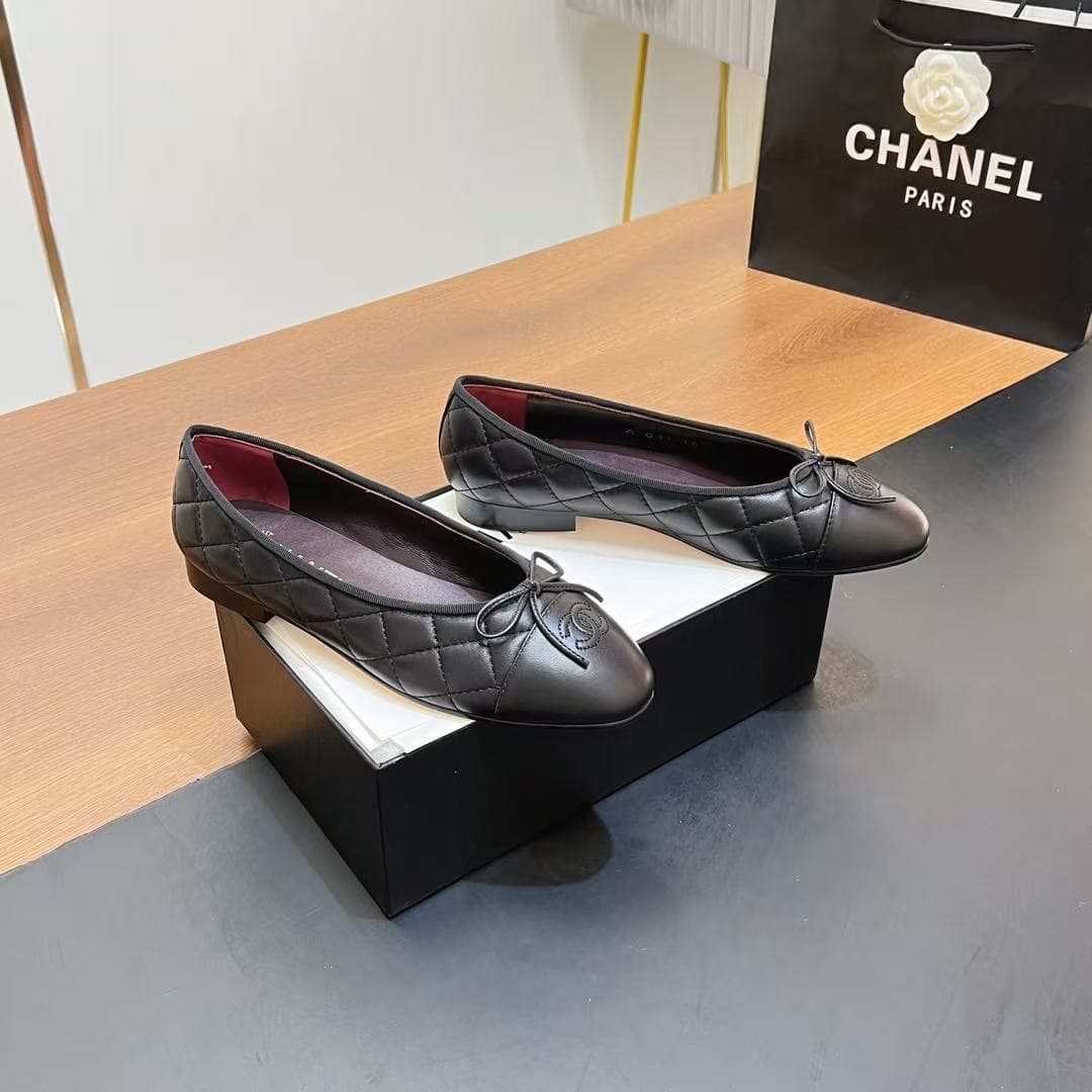 Chanel Ballet Flat Shoes Women