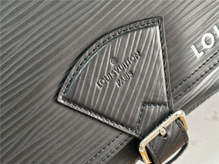 Louis Vuitton Montsouris Messenger Calf leather M23097 Black High