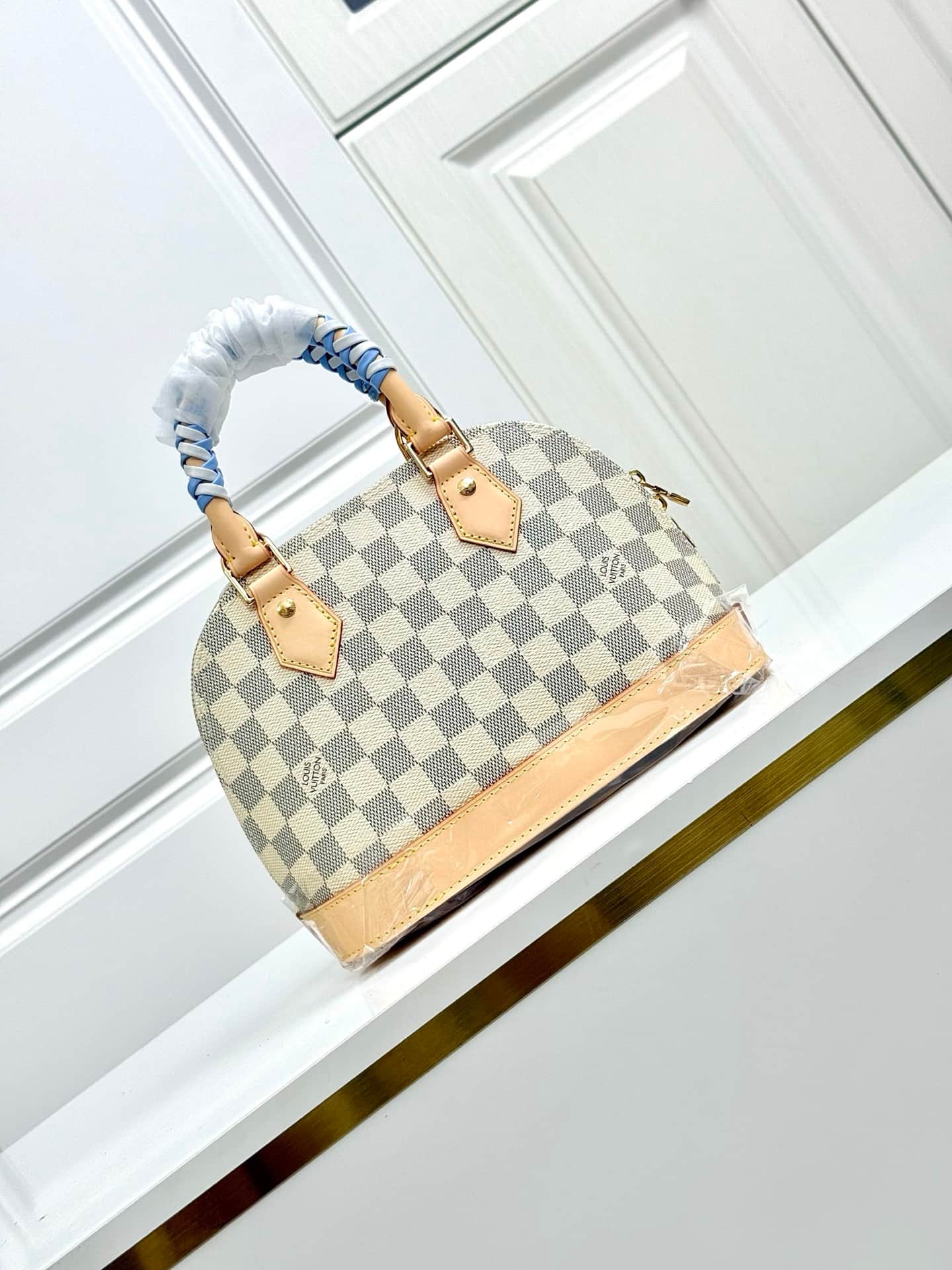 Louis Vuitton Alma BB Damier Azur/Bleu Olympe Coated canvas N40902 High