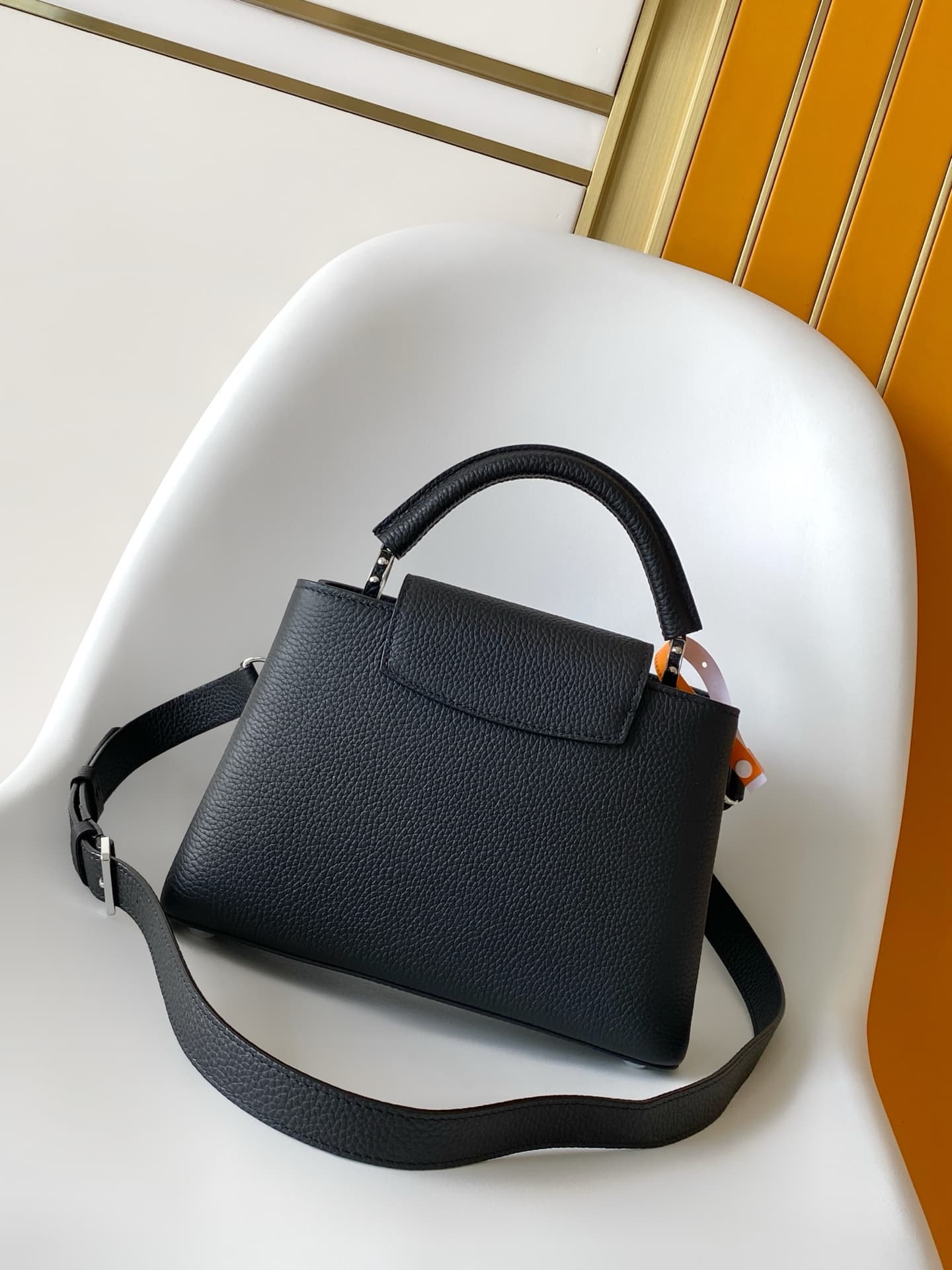 Louis Vuitton Capucines BB Gray Calfskin leather M25716 TOP