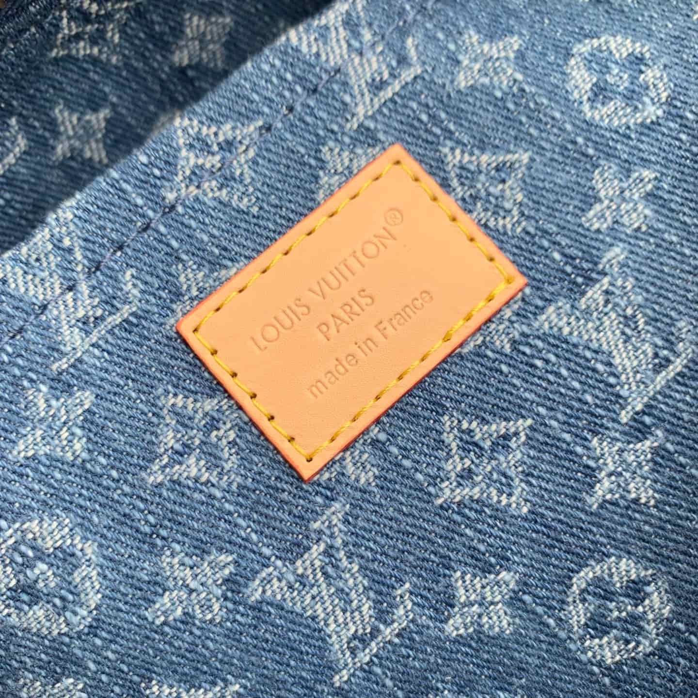 Louis Vuitton Cruiser Toiletry Bag Monogram Blue Denim M27945 High