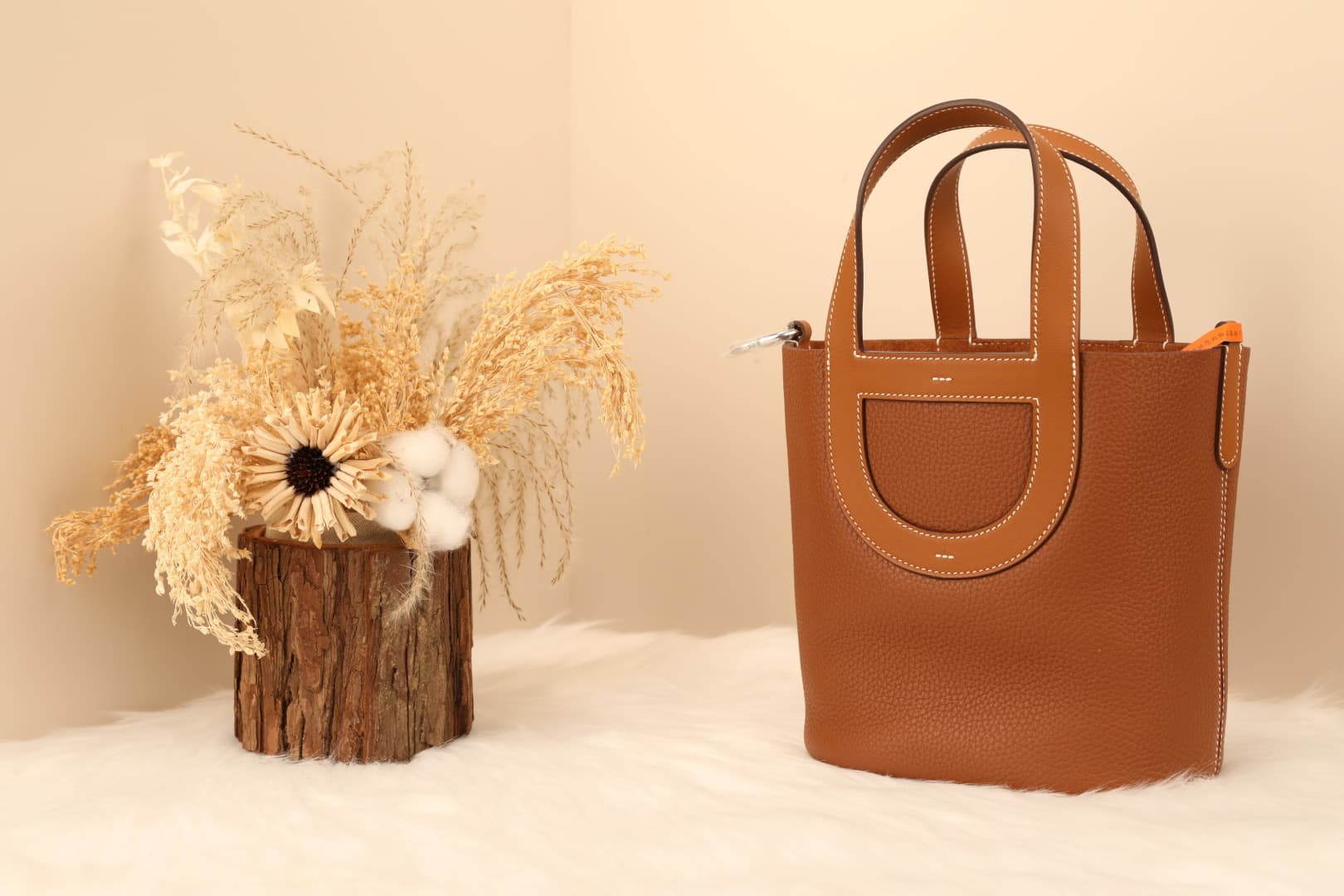 Hermès Picotin In-The-Loop 18 bag Silver/Gold Metal Gold Wax High