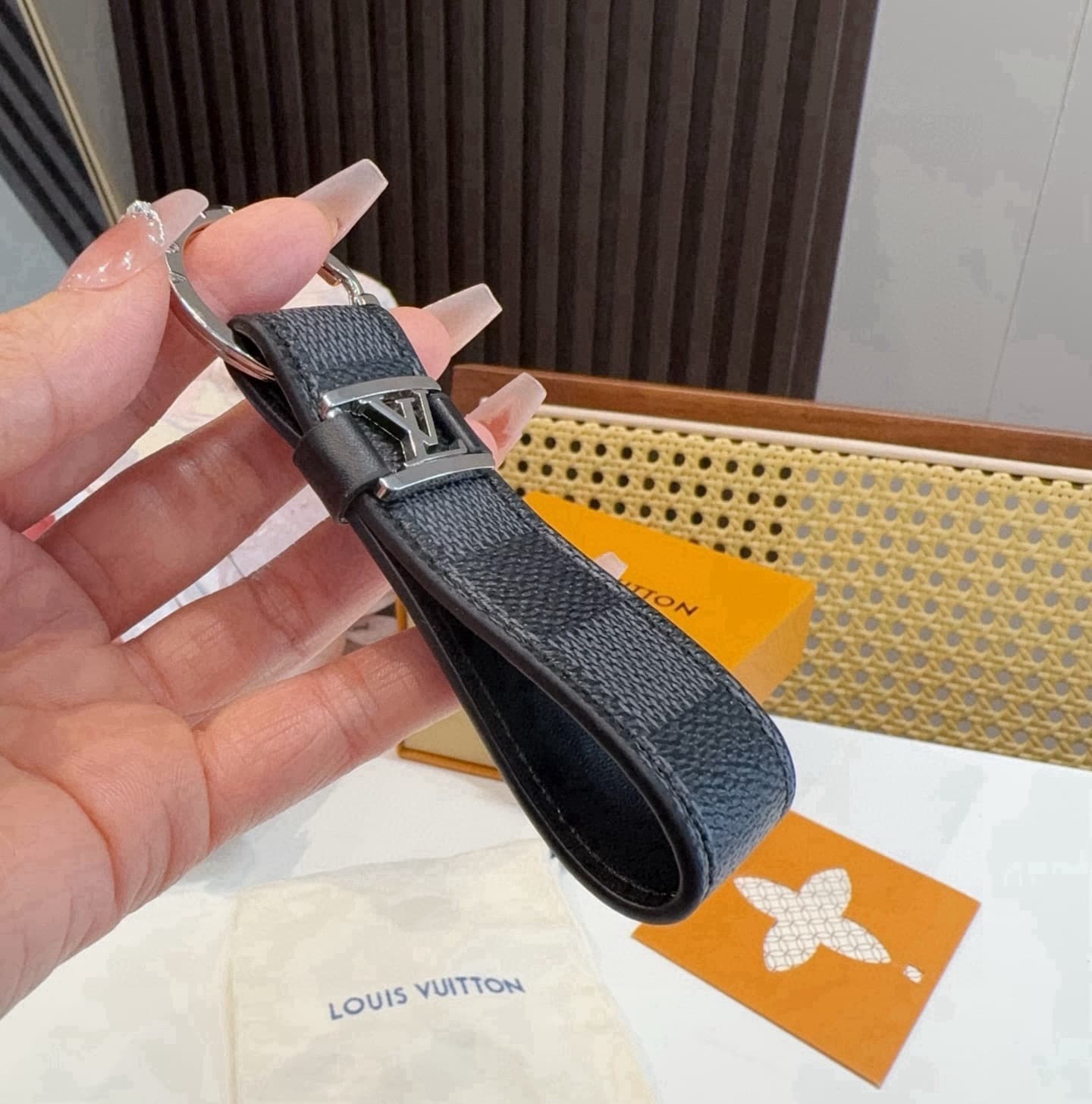 Louis Vuitton bag keychain Charm