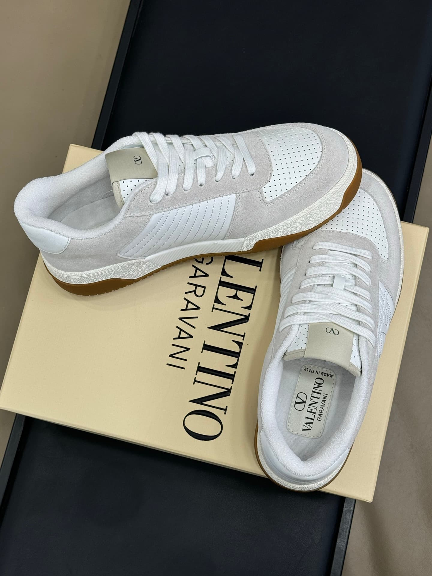 Valentino Sparry Sneaker In Split Shoes Men Women