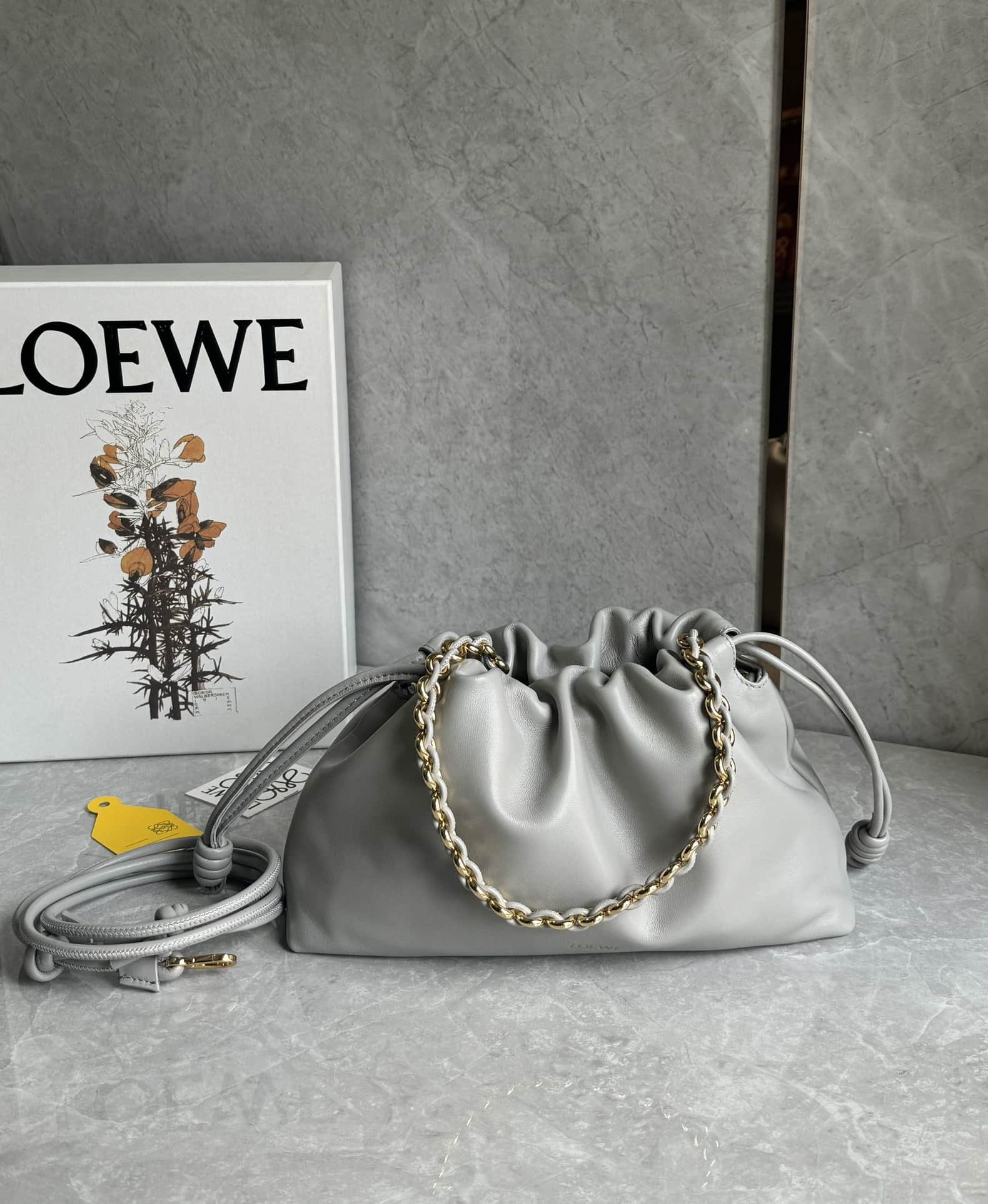 Flamenco purse Medium in mellow nappa lambskin High