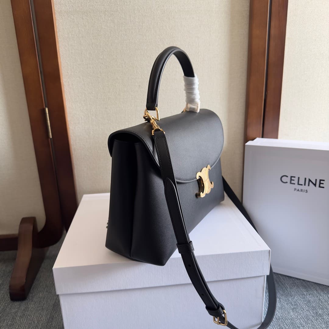Celine Small Nino bag in Black Supple Calfskin High