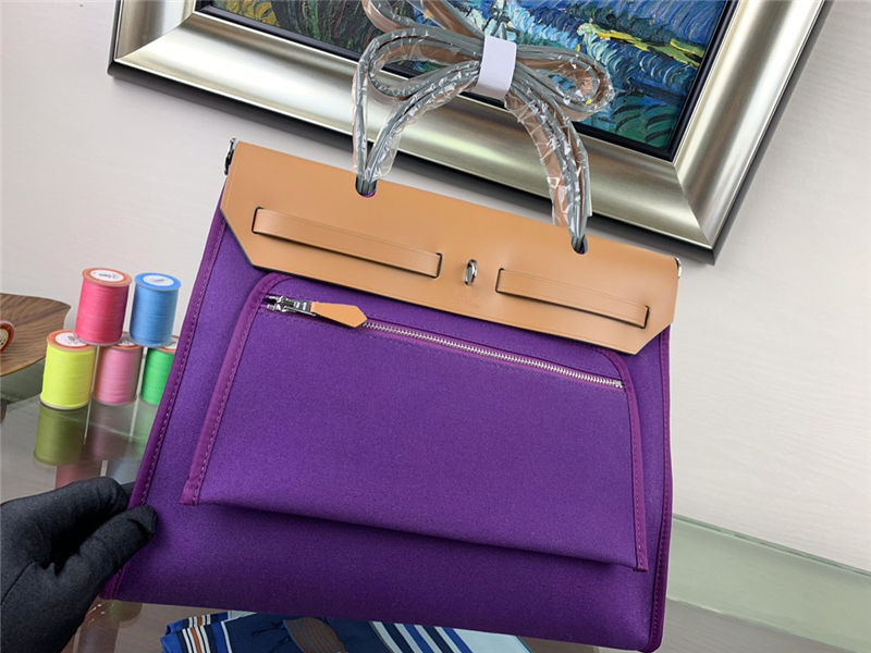Hermes Herbag 31 Purple High