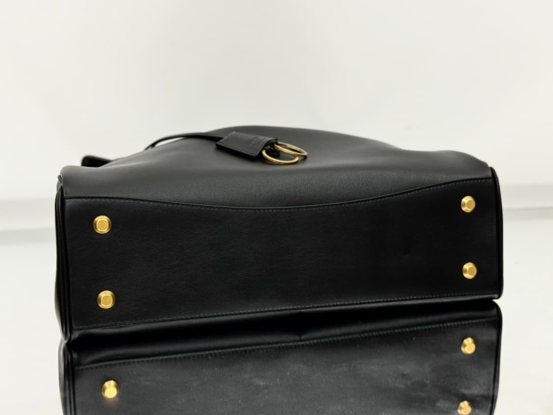 Balenciaga Rodeo Large Bag in Black Leather With Gold-Tone Metal TOP