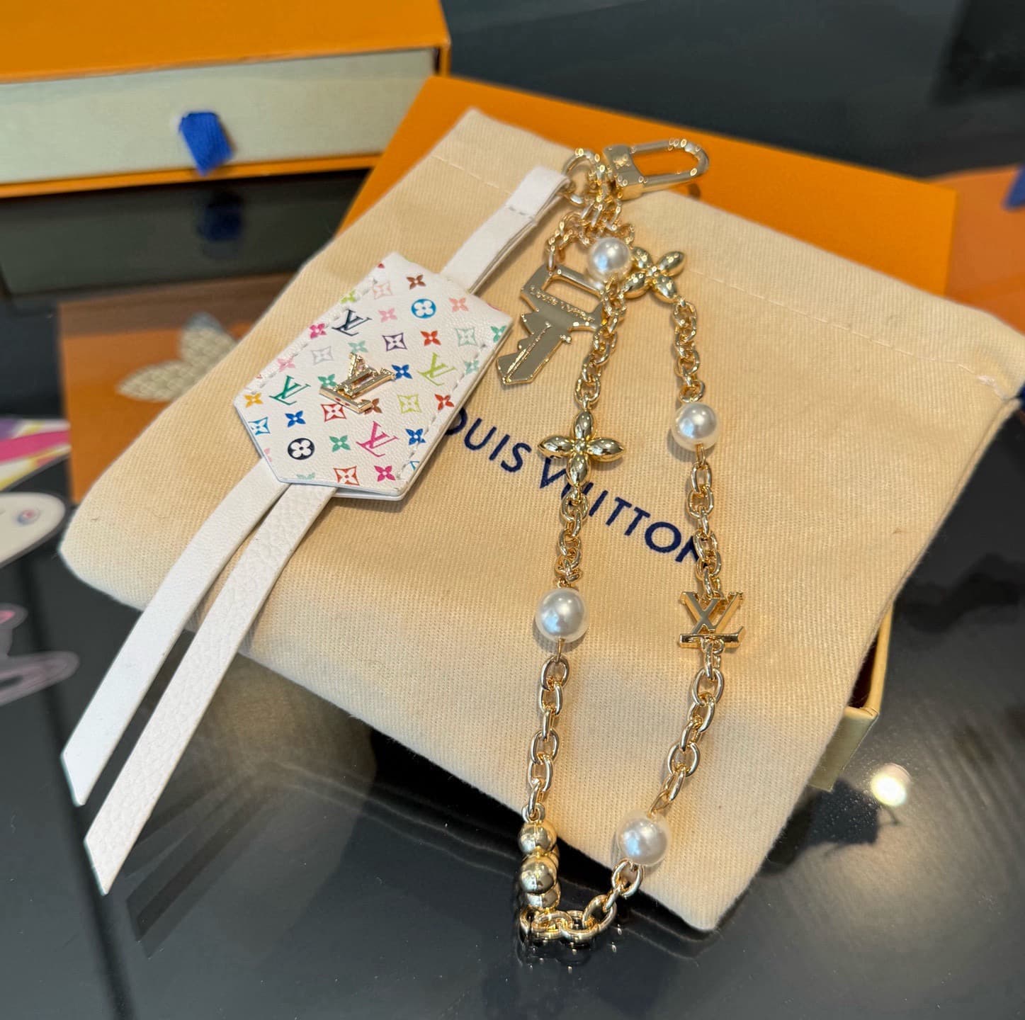 Louis Vuitton Midnight Pearls Stacking Bag Charms