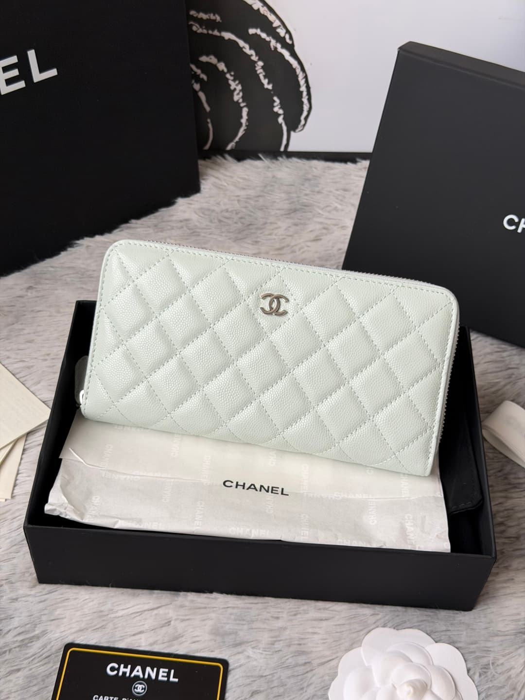 Chanel Classic Long Zipped Wallet A