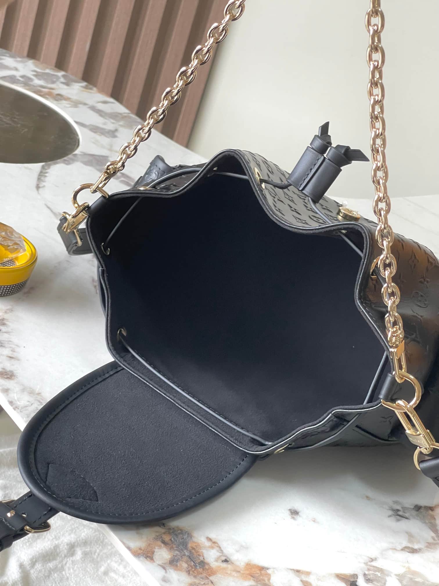 Louis Vuitton Odyssée Black Calfskin leather M25554 TOP