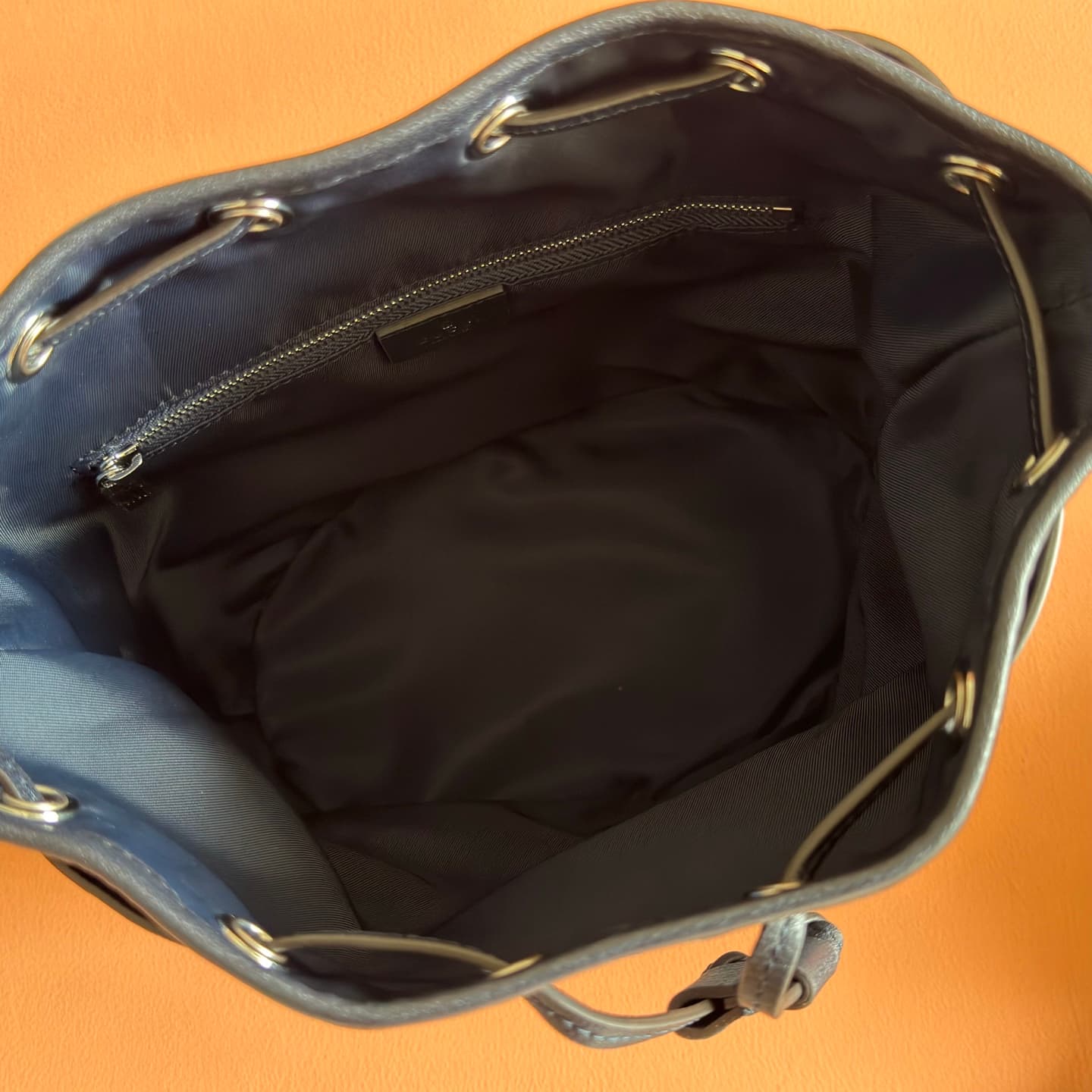 Gucci Venice small bucket bag Dark blue washed GG denim  ‎875237 High
