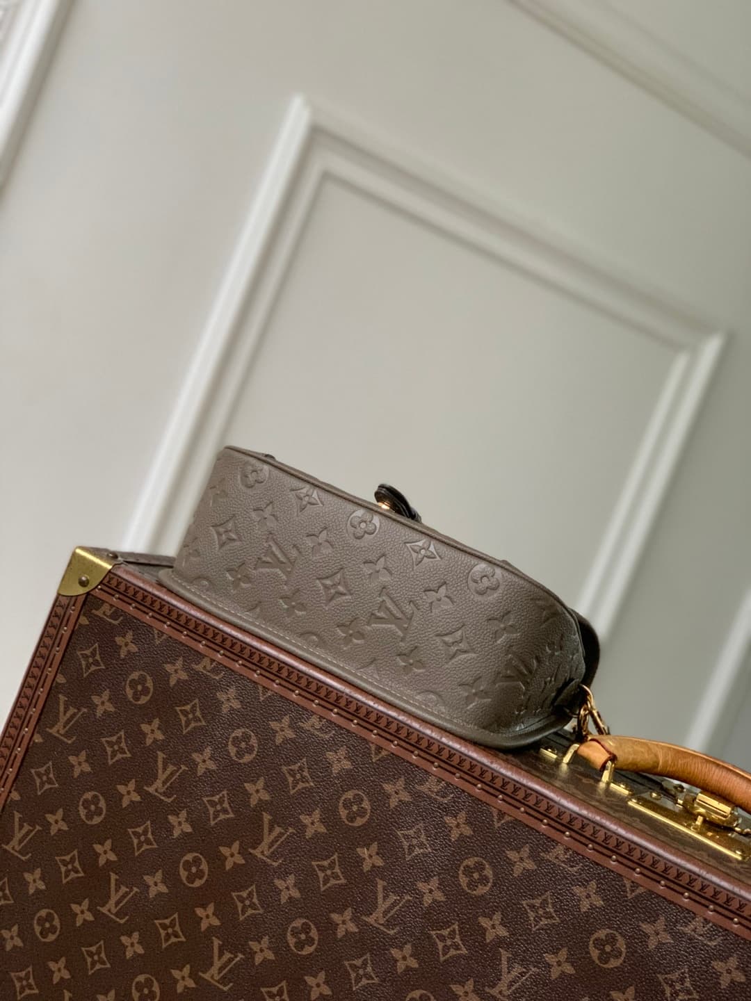 Louis Vuitton Diane Monogram Empreinte Leather M15049 Smoke High