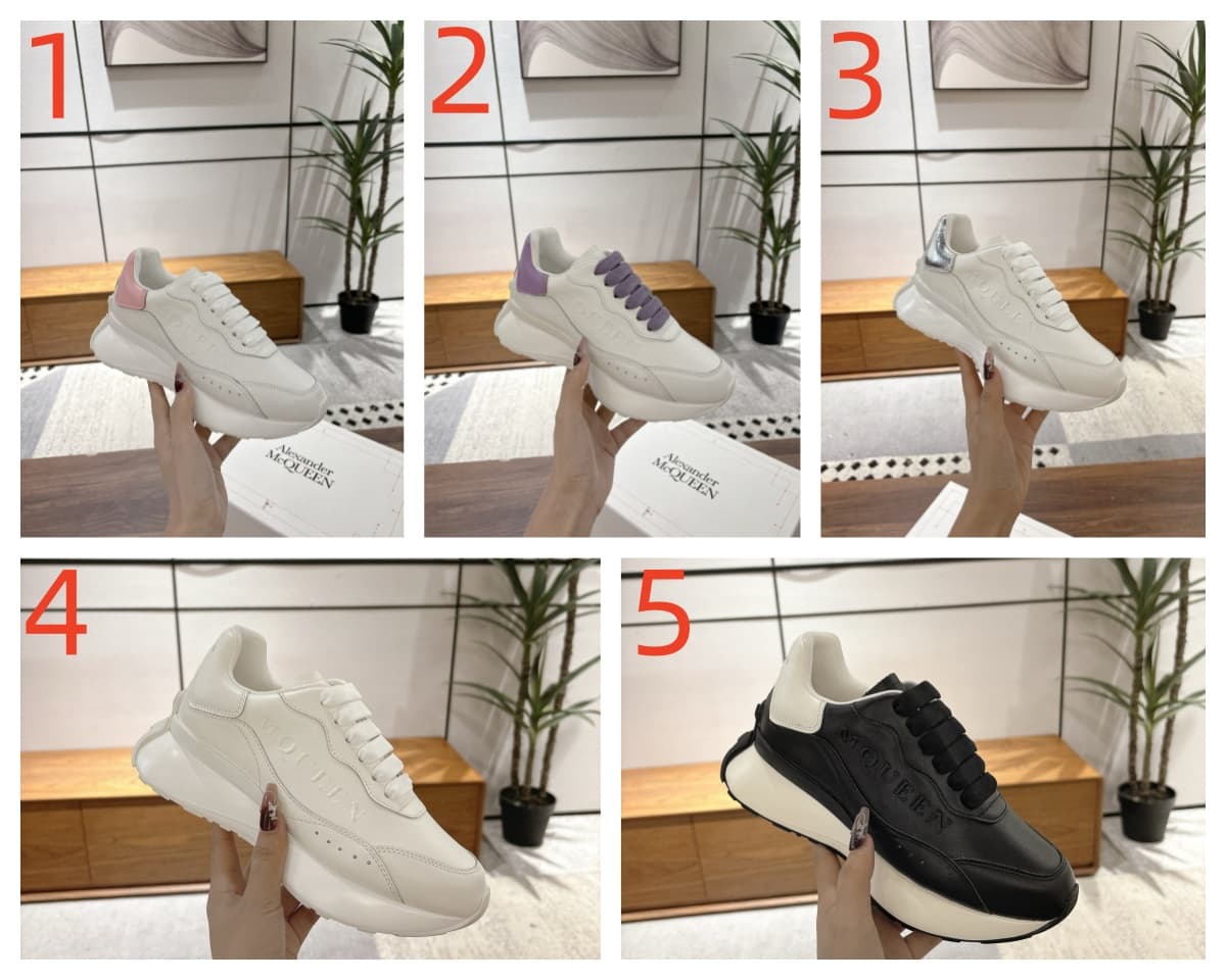 Alexander McQueen Sprint Runner Sneakers Shoes Men Women