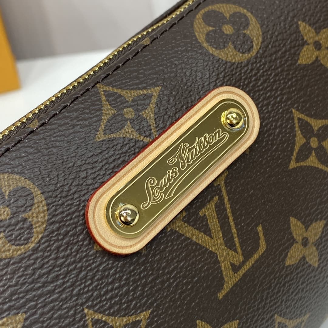 Louis Vuitton Eva Clutch Bag Damier Ebene M95567 High