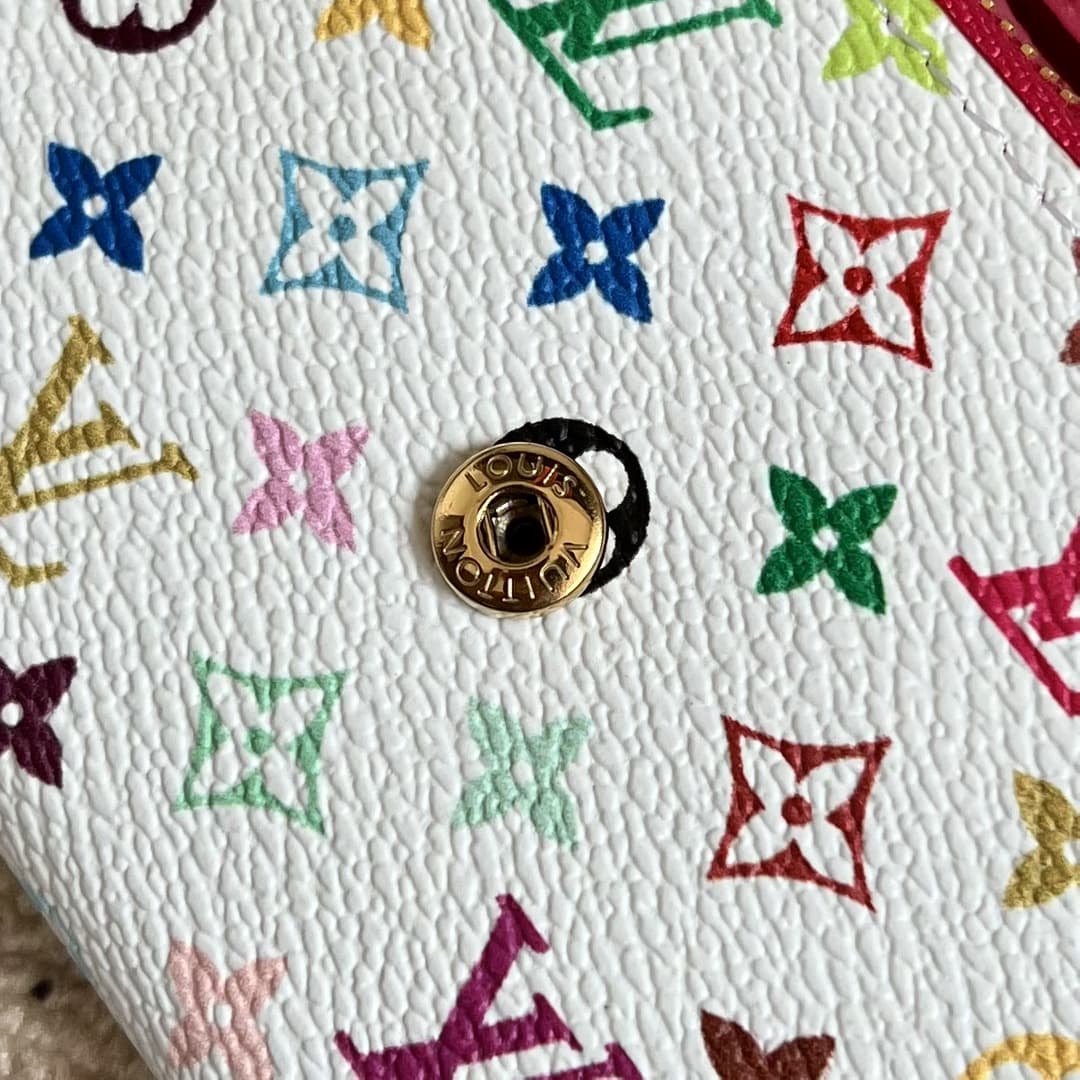 Louis Vuitton x Murakami Rosalie Coin Purse Monogram coated canvas M13399 High