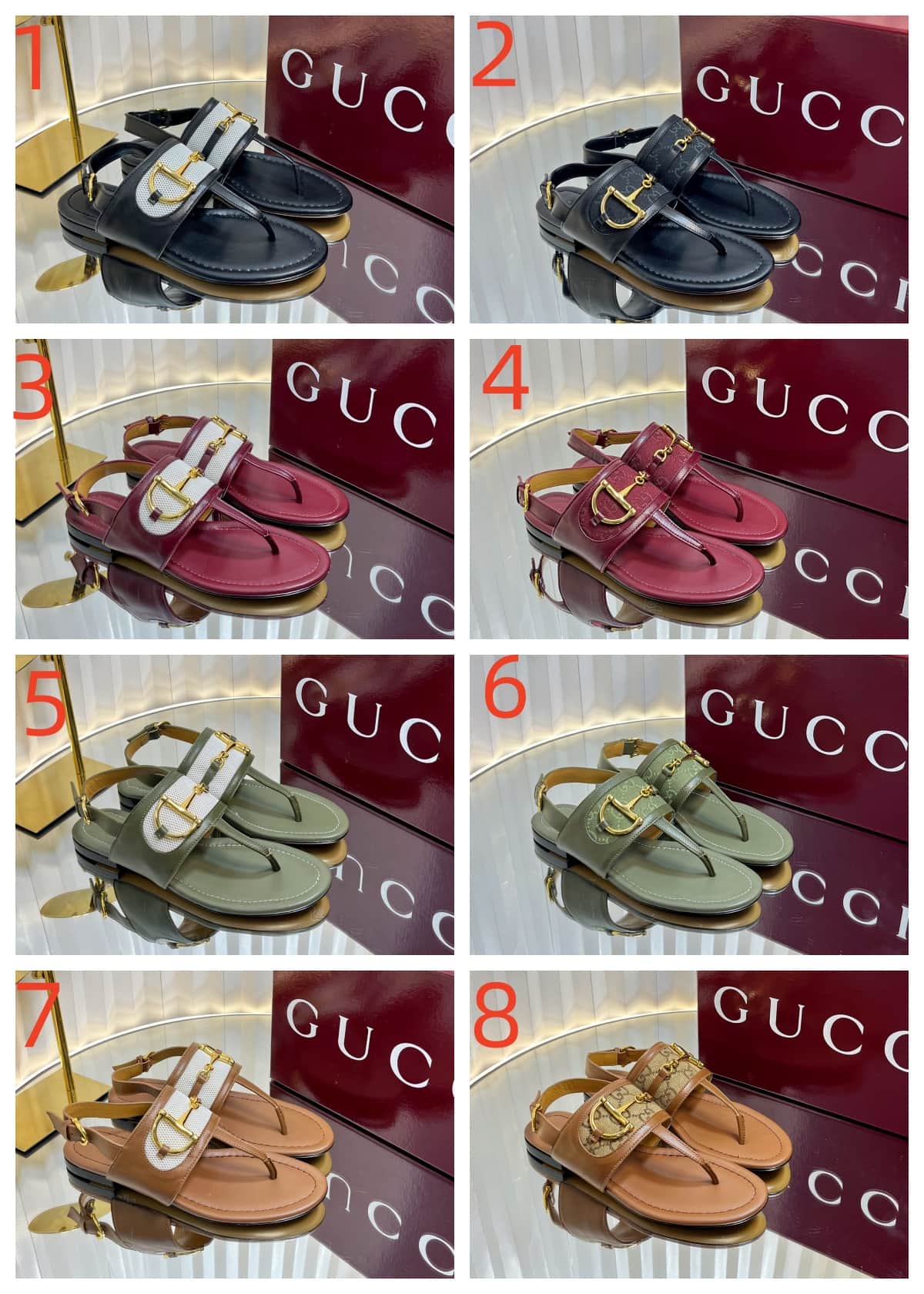 Gucci Women's thong sandal with Horsebit