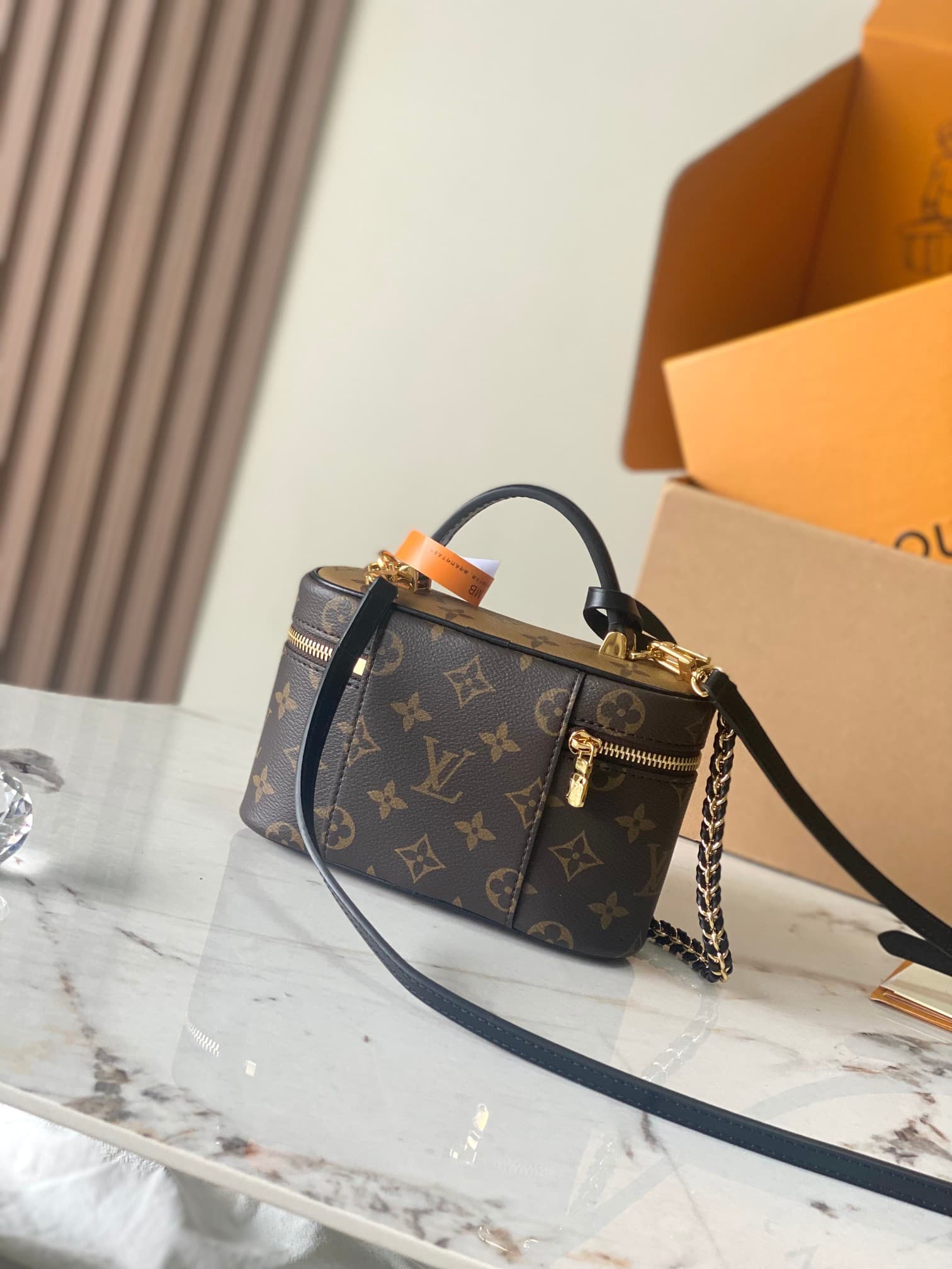Louis Vuitton Vanity Chain Pouch Monogram coated canvas M47125 TOP
