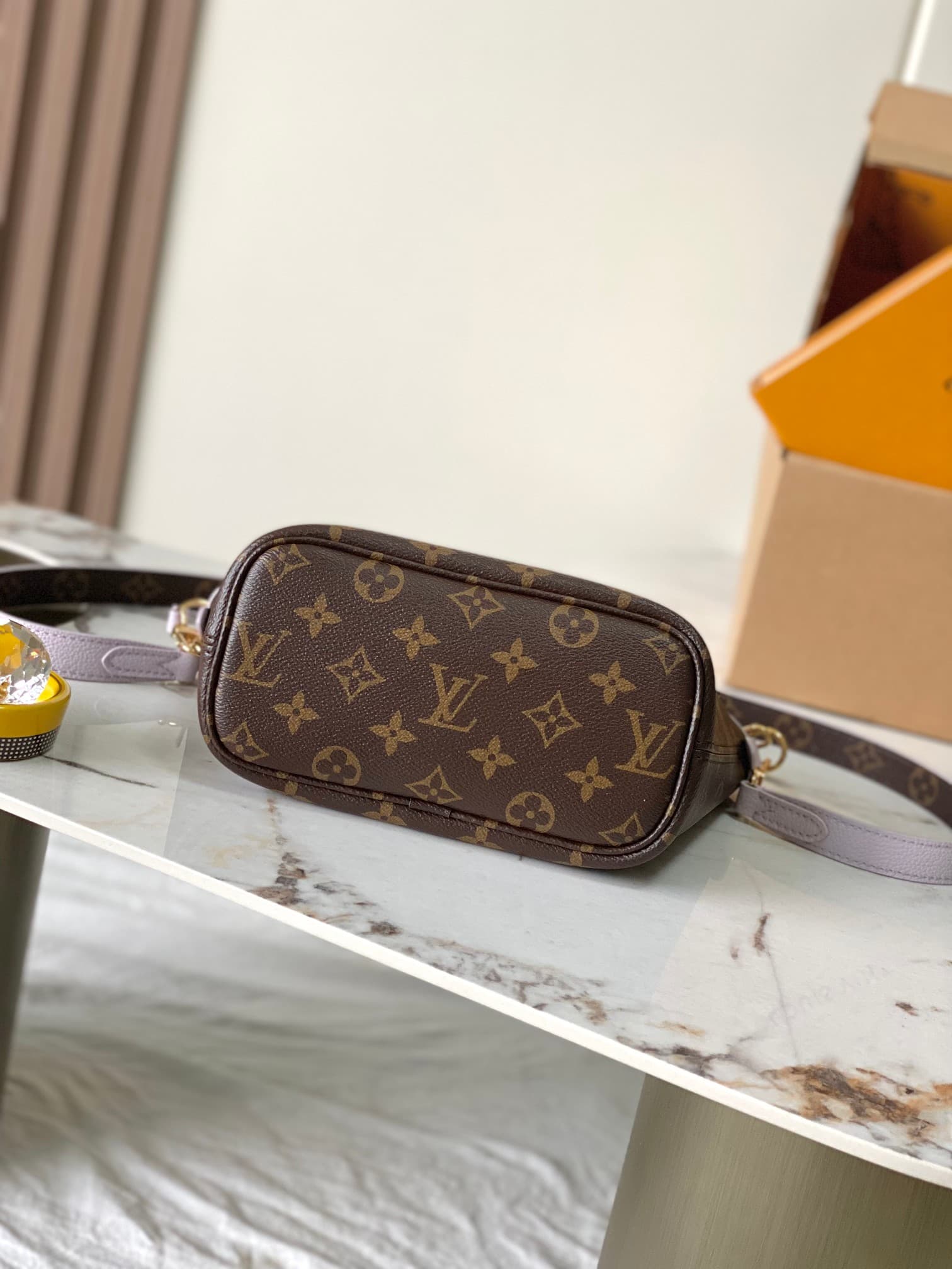Louis Vuitton Neverfull Bandoulière Inside Out BB Monogram/Misty Lilac M25656 TOP