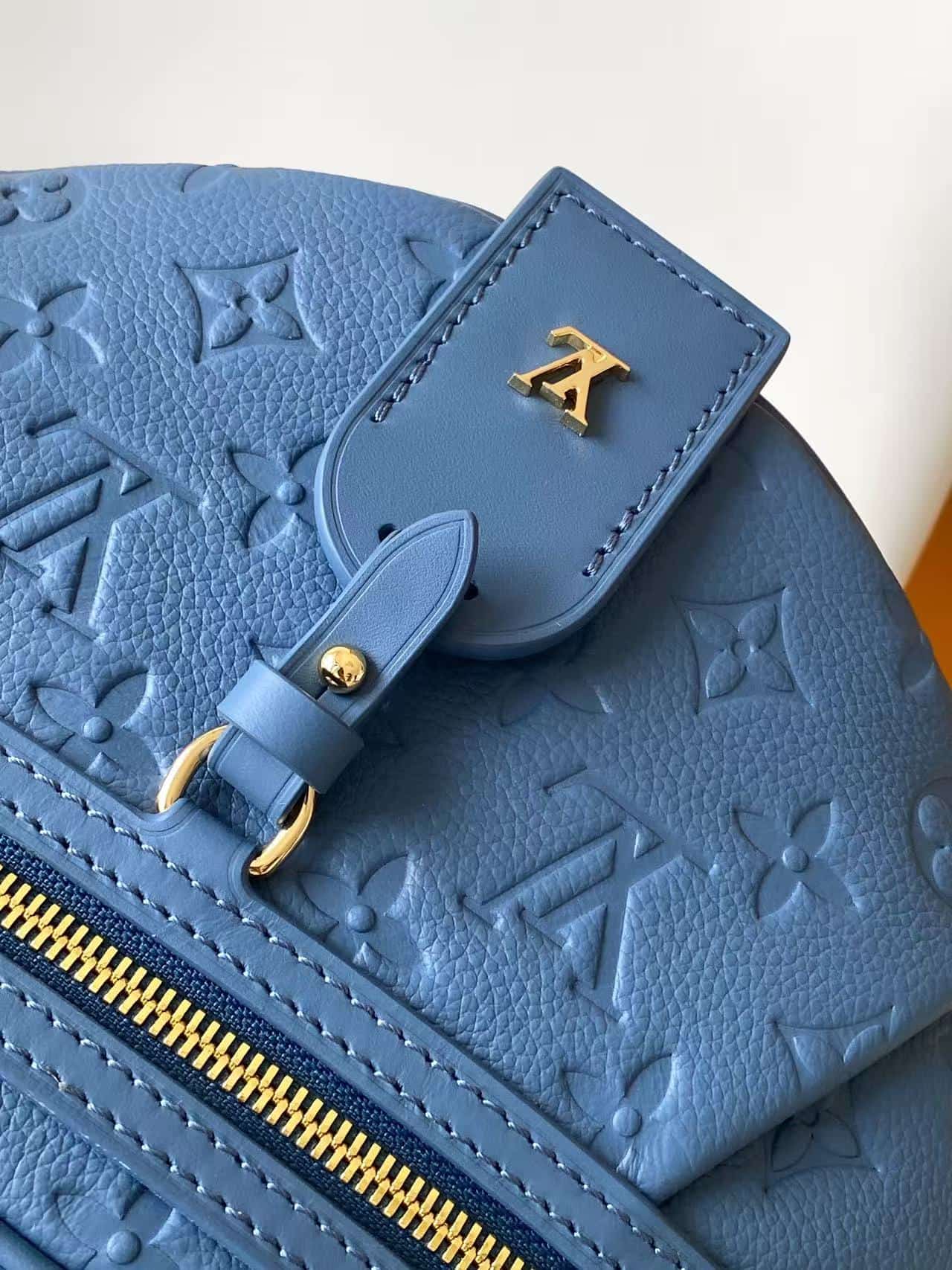 Louis Vuitton High Rise PM Denim Blue Cowhide M28356 High