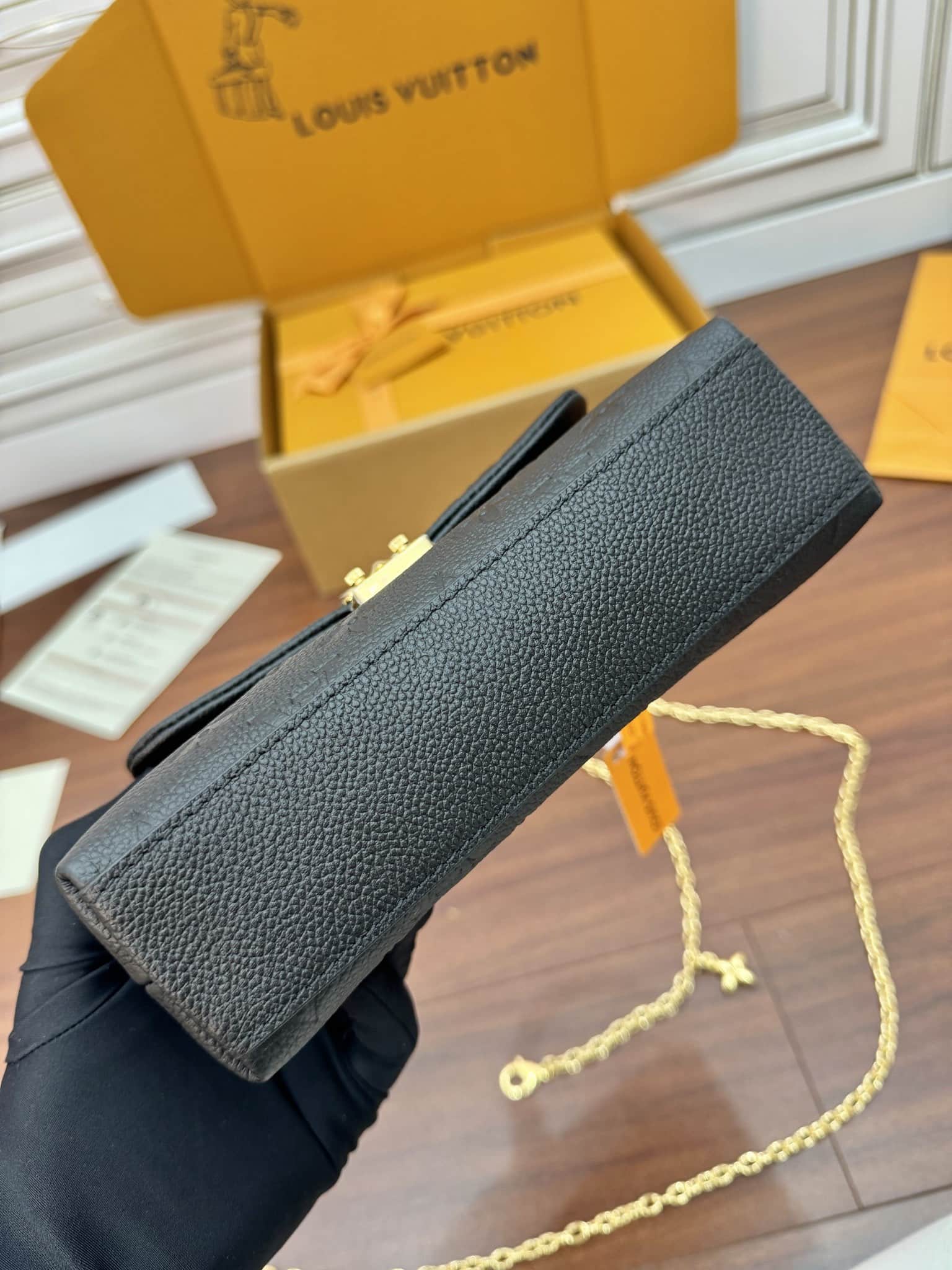 Louis Vuitton Madeleine Nano Embossed, grained cowhide leather M12144 Top
