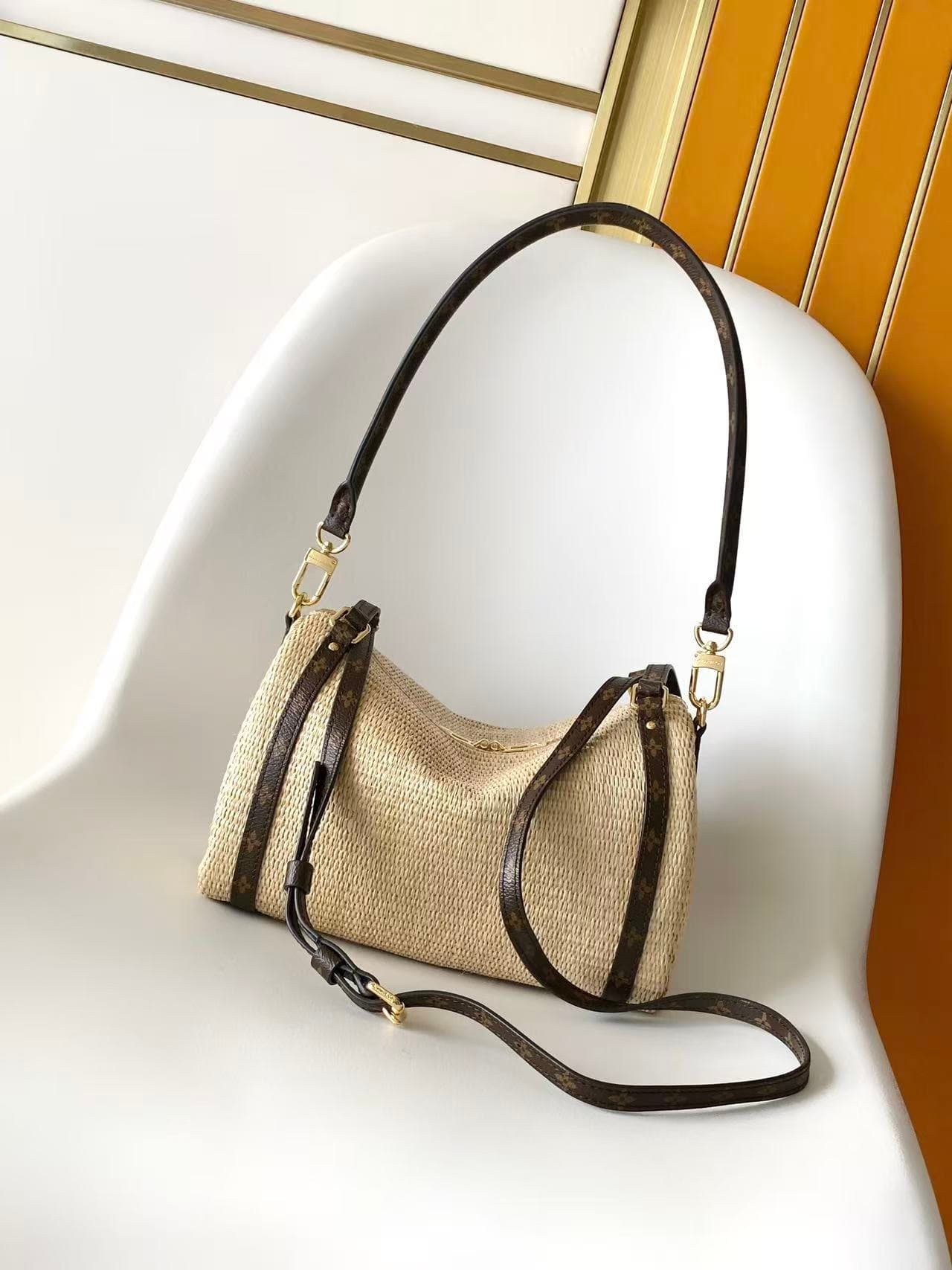 Louis Vuitton Express PM Raffia-effect textile M29552 High